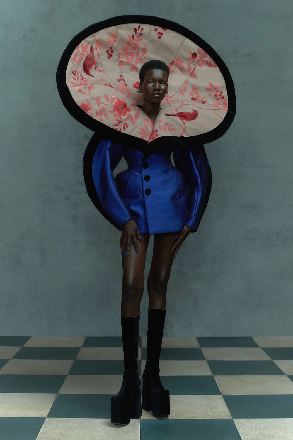 Harris Reed Herbst Winter 2024 2025 Runway Magazin (9)