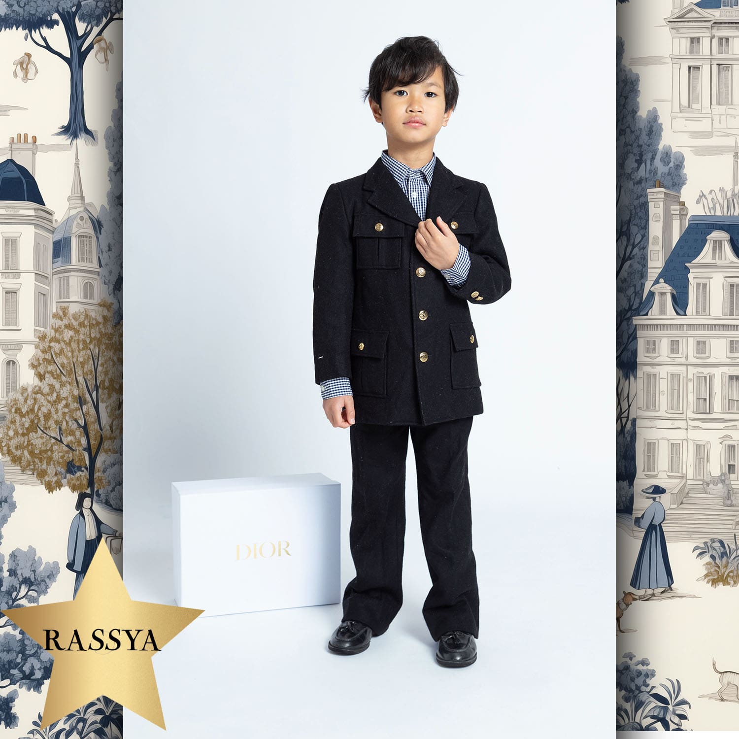 035 Kids Tokei on Runway Magazine World Kids Audition 2024 Dior