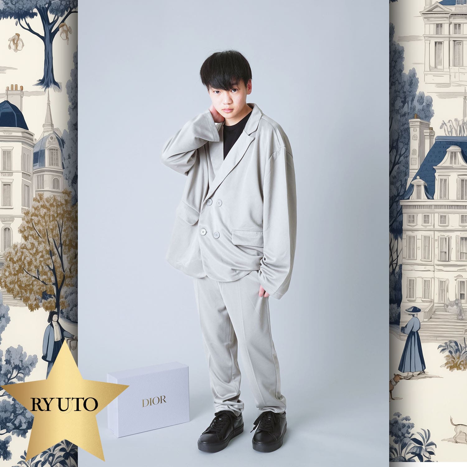 043 Kids Tokei on Runway Magazine World Kids Audition 2024 Dior