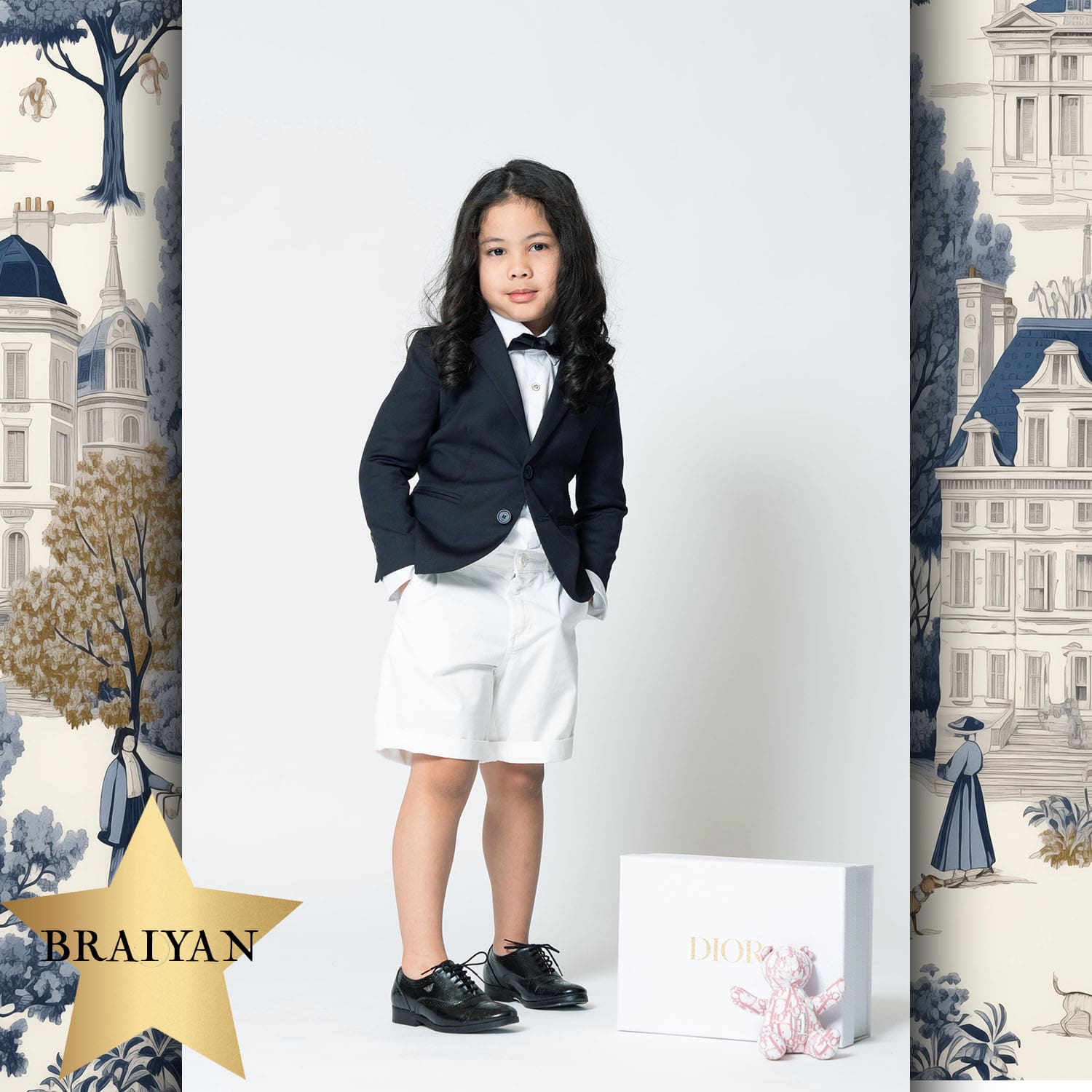 047 Kids Tokei on Runway Magazine World Kids Audition 2024 Dior