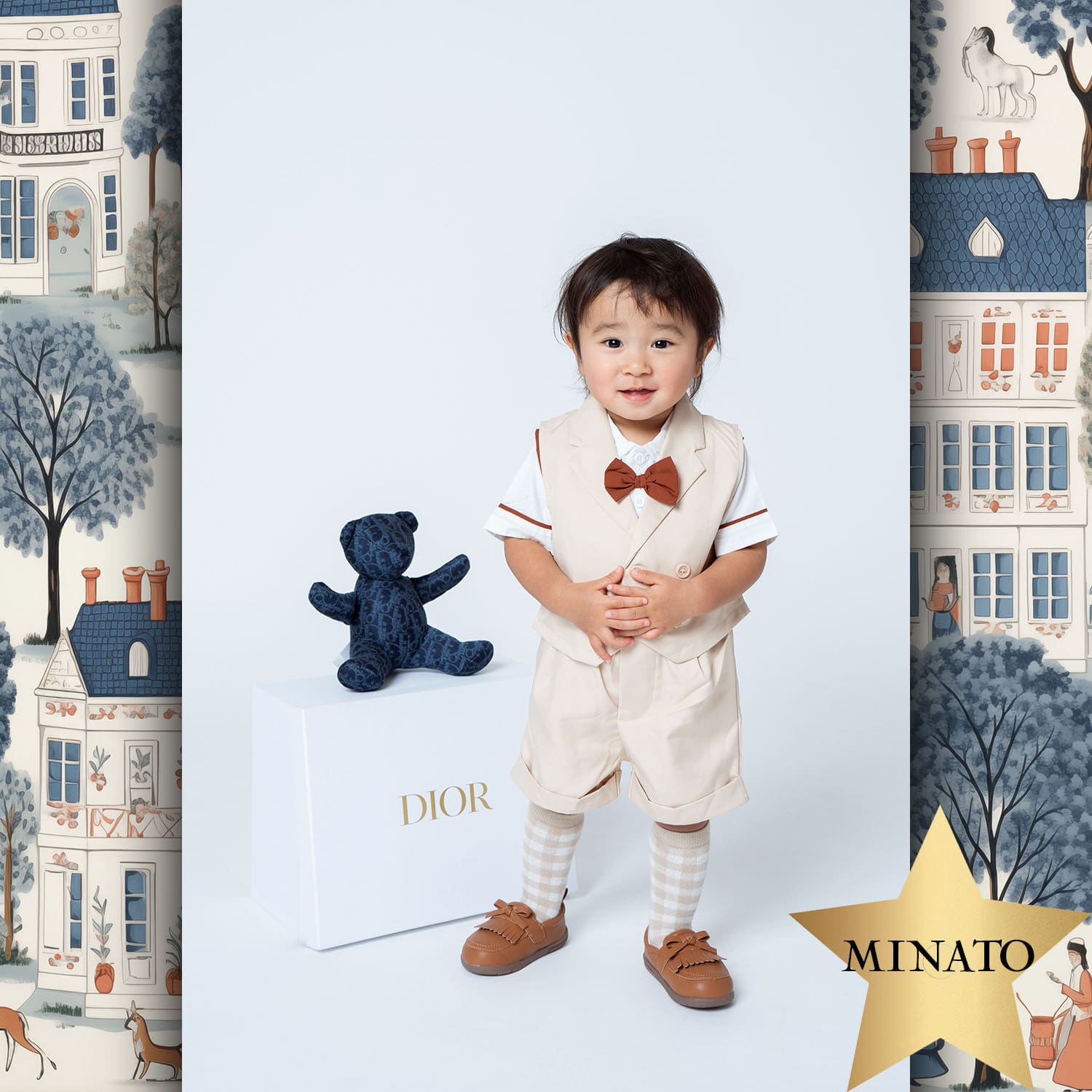 078 Kids Tokei on Runway Magazine World Kids Audition 2024 Dior