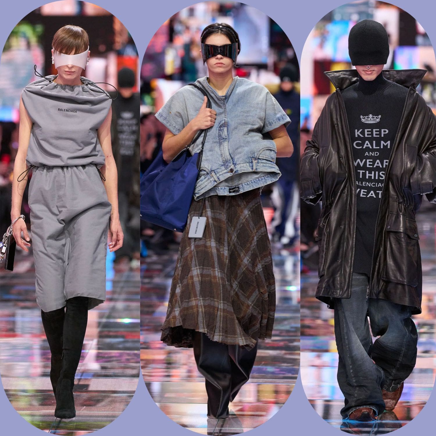 1 バレンシアガ 秋 2024、 秋 2024 2025 Runway 雑誌