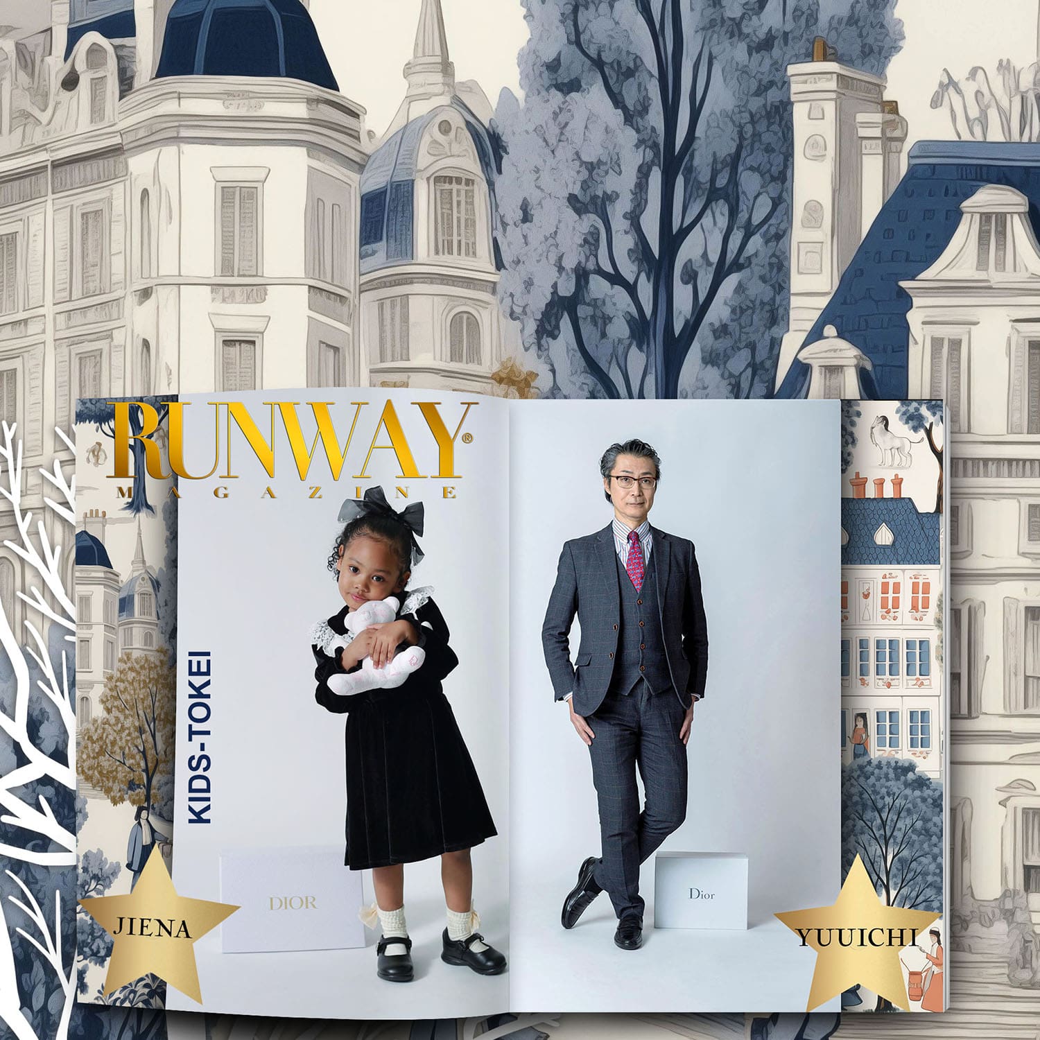 1 KIDS TOKEI on RUNWAY MAGAZINE, World Kids Audition 2024 Vol1, Dior Collection