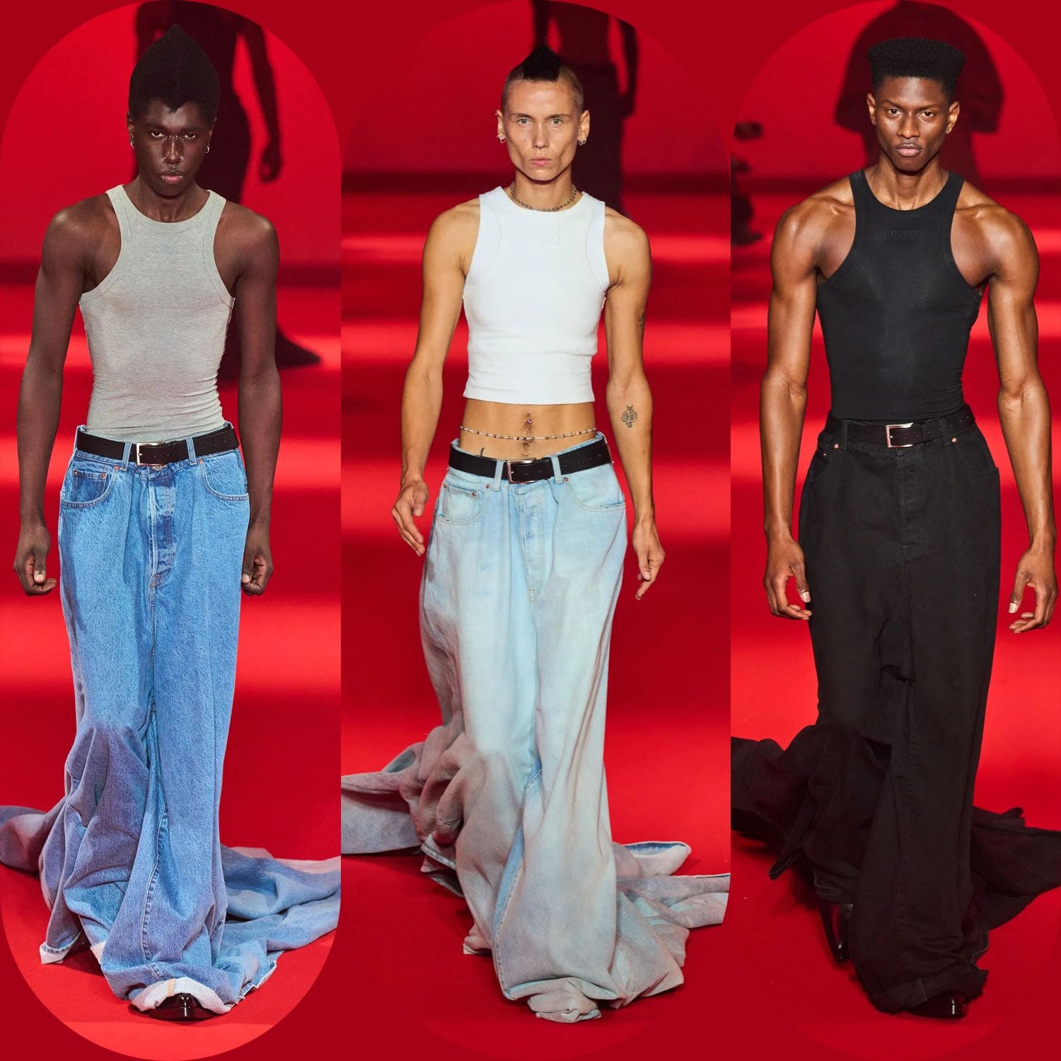 1 Caída de Vetements 2024, Otoño invierno 2024 2025 Runway Revistas