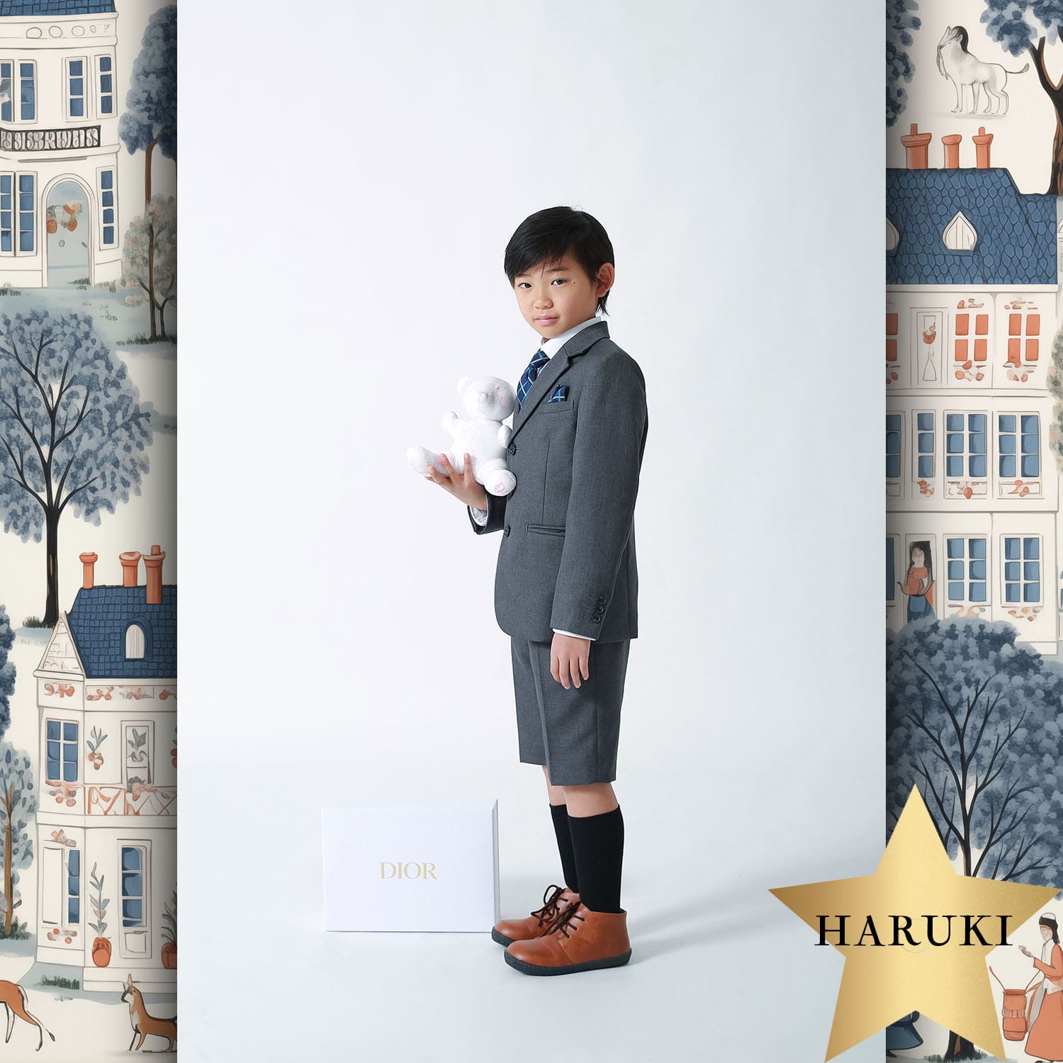 126 Kinder Tokei an Runway Zeitschrift World Kids Audition 2024 Dior