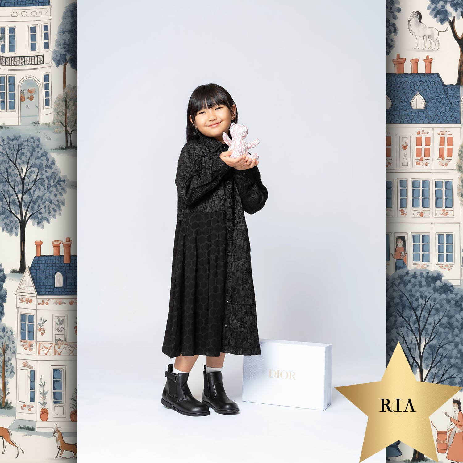 134 Kinder Tokei an Runway Zeitschrift World Kids Audition 2024 Dior