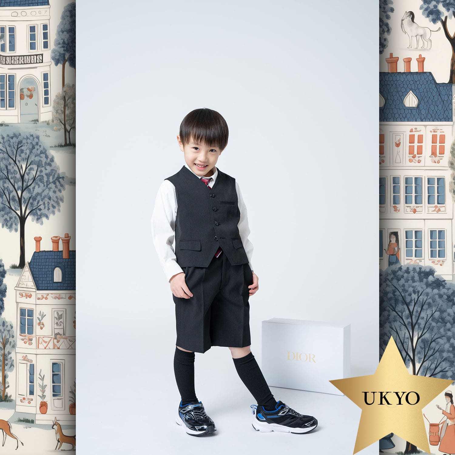 143 Kinder Tokei an Runway Zeitschrift World Kids Audition 2024 Dior