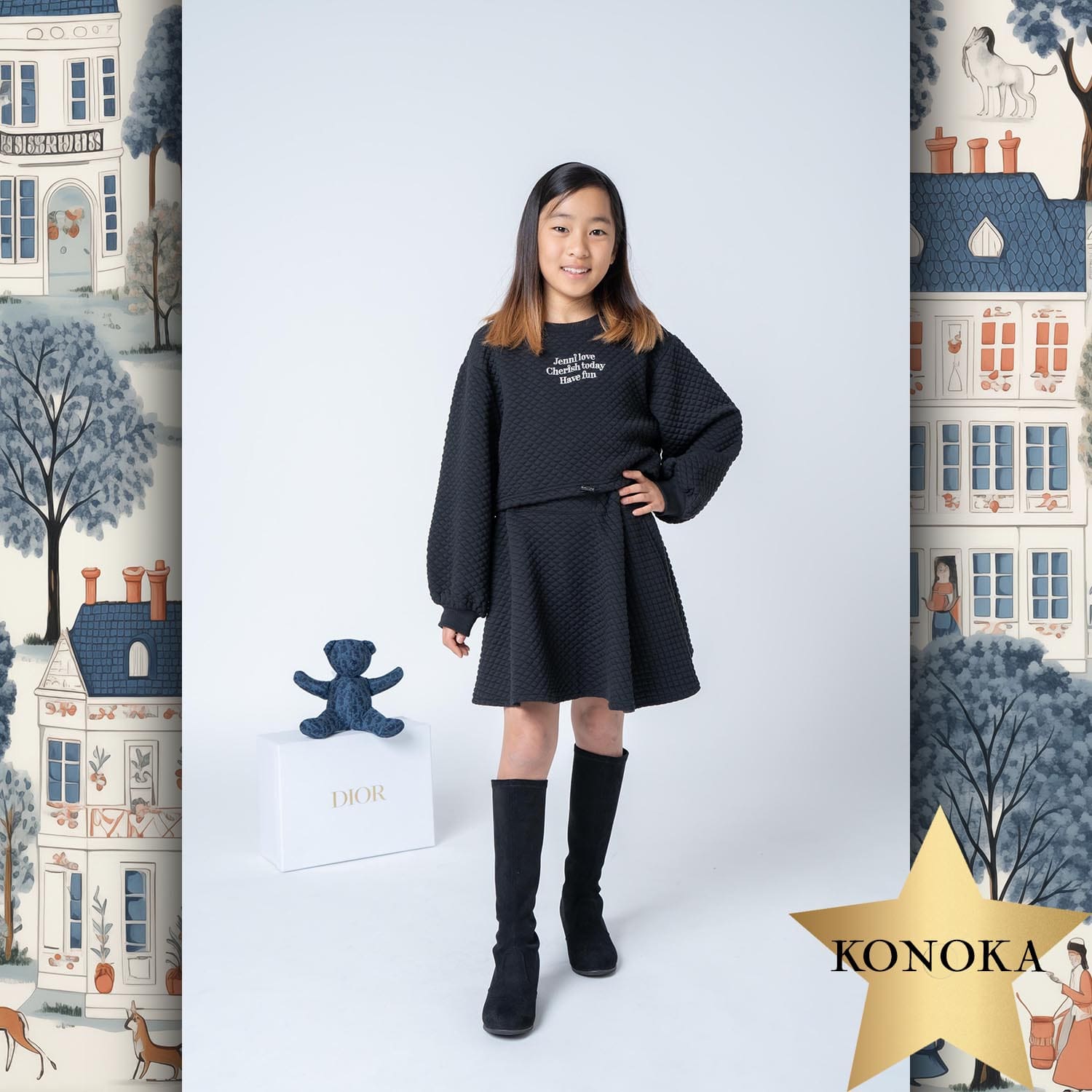 145 Kinder Tokei an Runway Zeitschrift World Kids Audition 2024 Dior