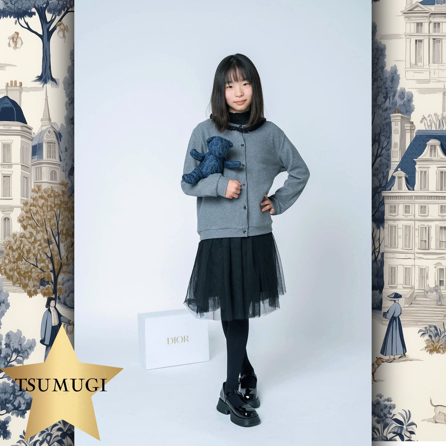 146 Kinder Tokei an Runway Zeitschrift World Kids Audition 2024 Dior