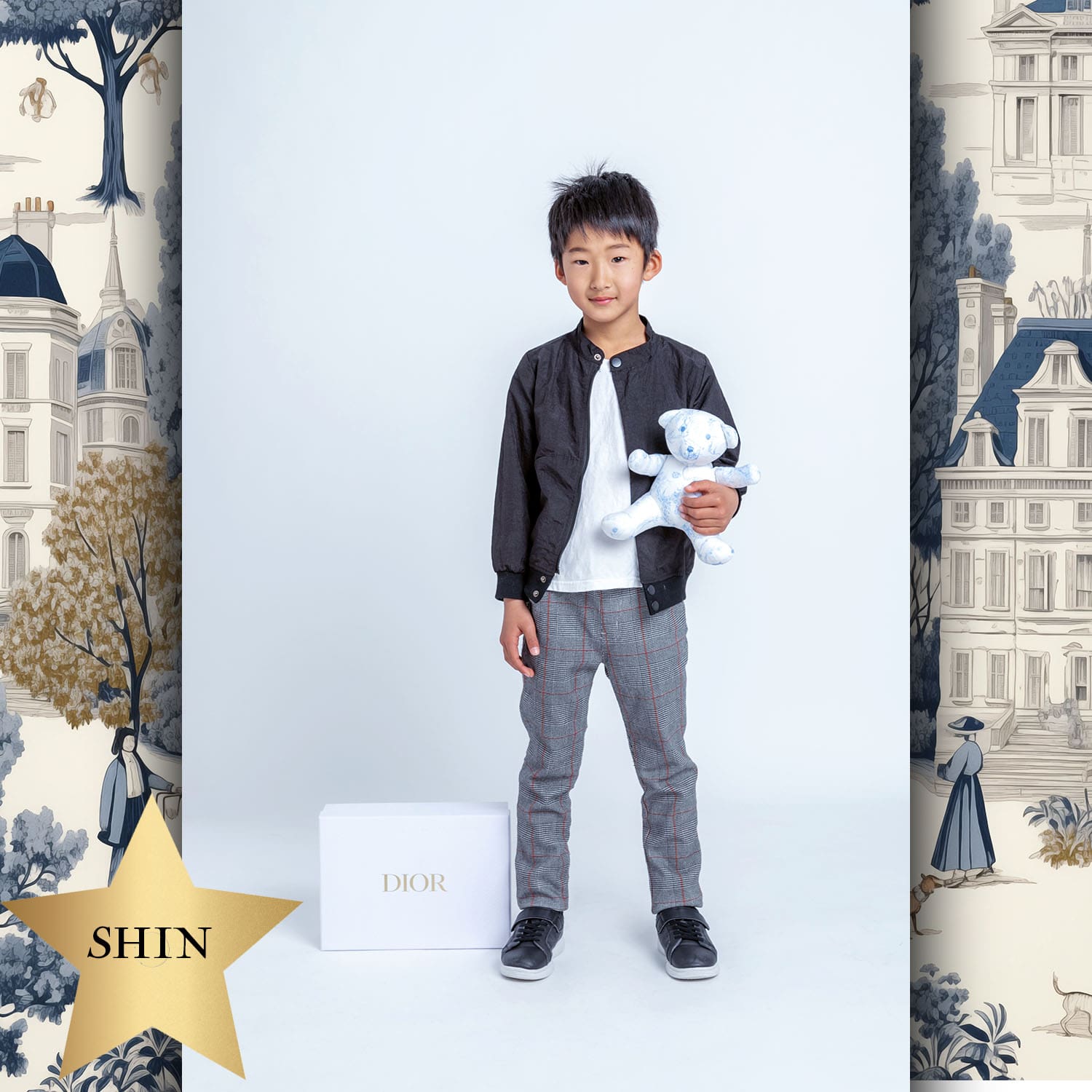 152 Kinder Tokei an Runway Zeitschrift World Kids Audition 2024 Dior