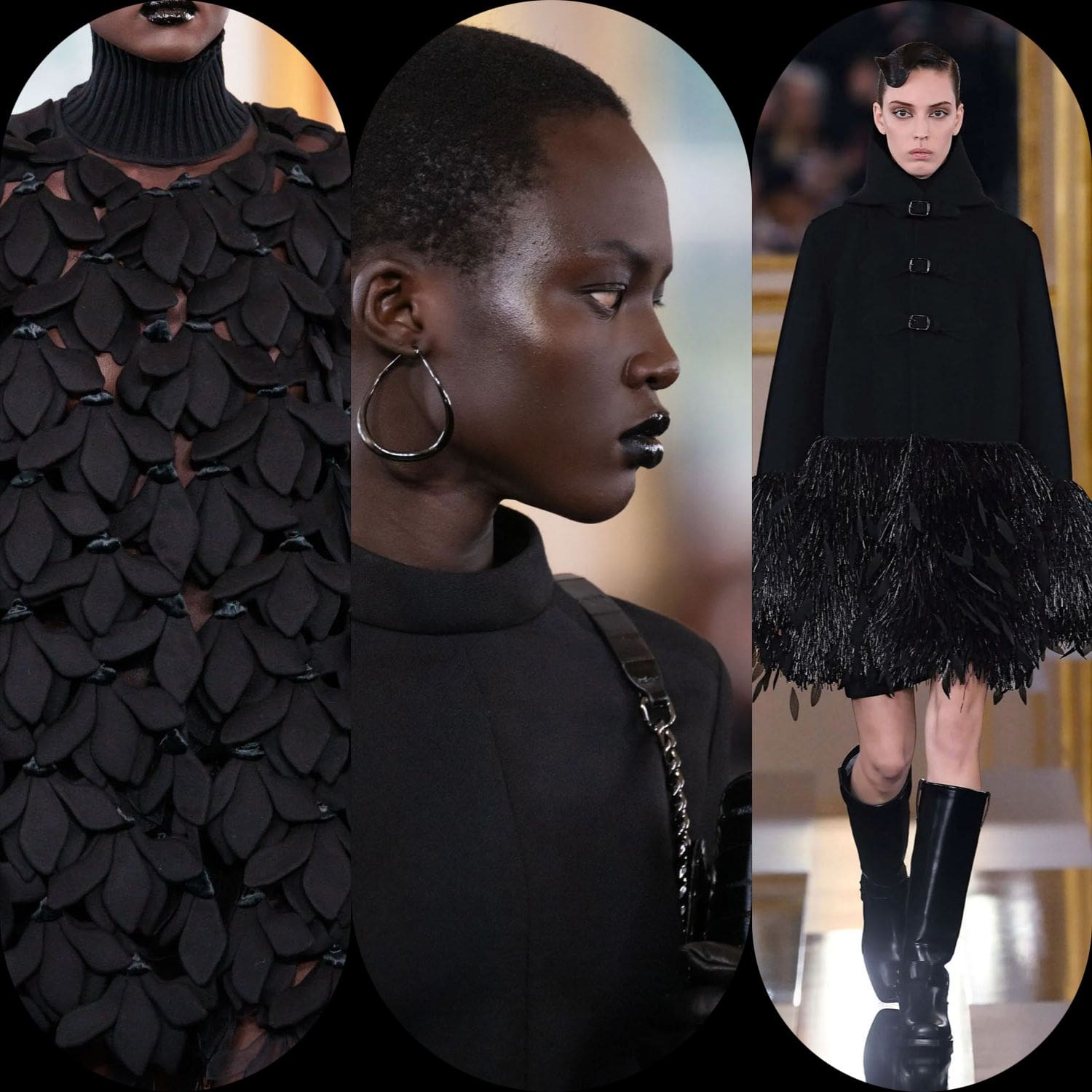 2 Valentino Herbst 2024, Herbst Winter 2024 2025 Le Noir Runway Magazin