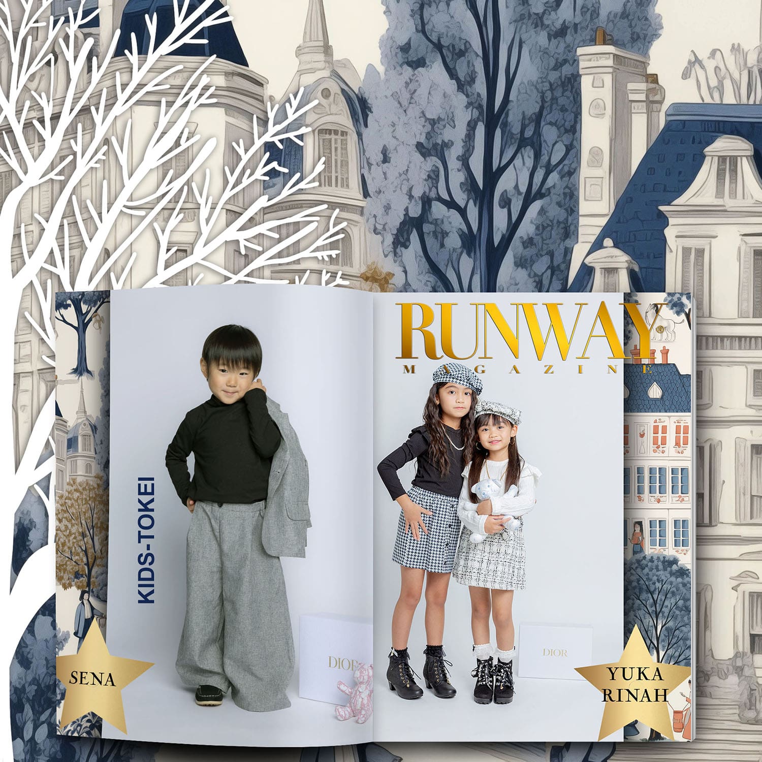 3 KIDS TOKEI an RUNWAY MAGAZIN, World Kids Audition 2024 Vol1, Dior-Kollektion