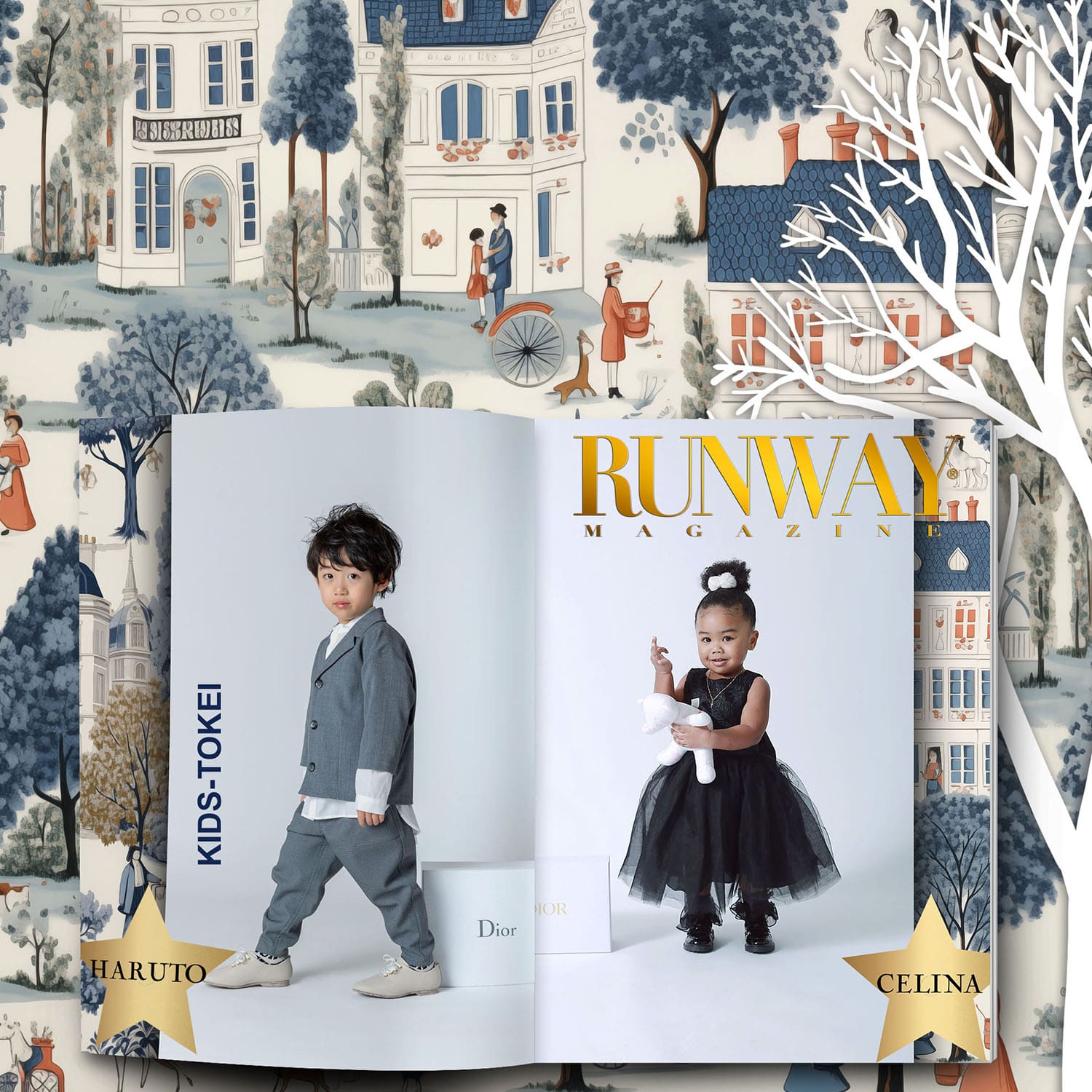 4 KIDS TOKEI an RUNWAY MAGAZIN, World Kids Audition 2024 Vol1, Dior-Kollektion