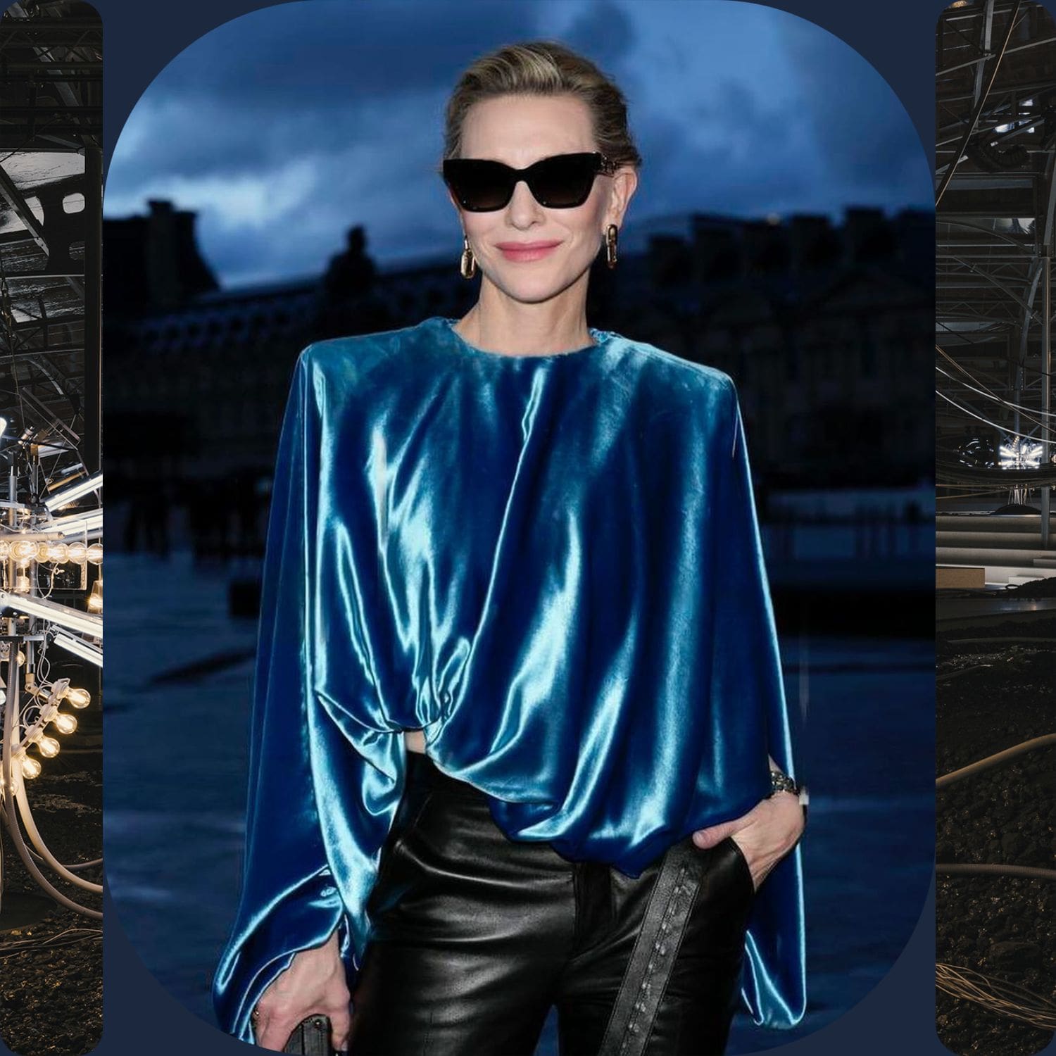 Cate Blanchett alla sfilata autunnale di Louis Vuitton 2024 25 Pronto da indossare Runway 1 Magazine