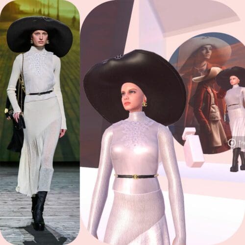 香奈儿秋冬 2024 2025 Web3 Metaverse TRY ON 外观 Runway 杂志 香奈儿秋冬 2024 2025 Web3 Metaverse TRY ON 外观 Runway 杂志