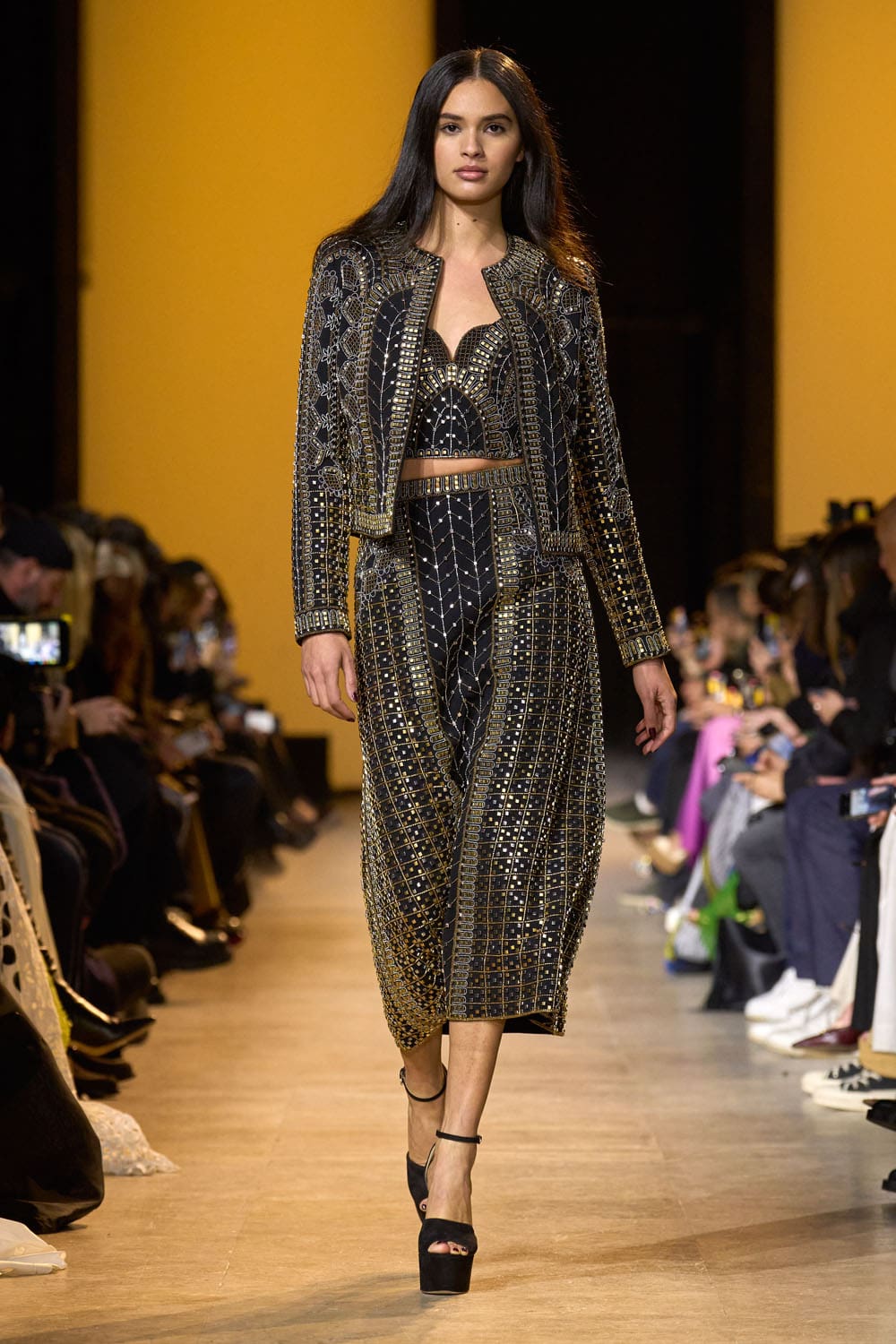 Elie Saab outono inverno 2024 2025 Pronto para Usar Runway Revista (60)