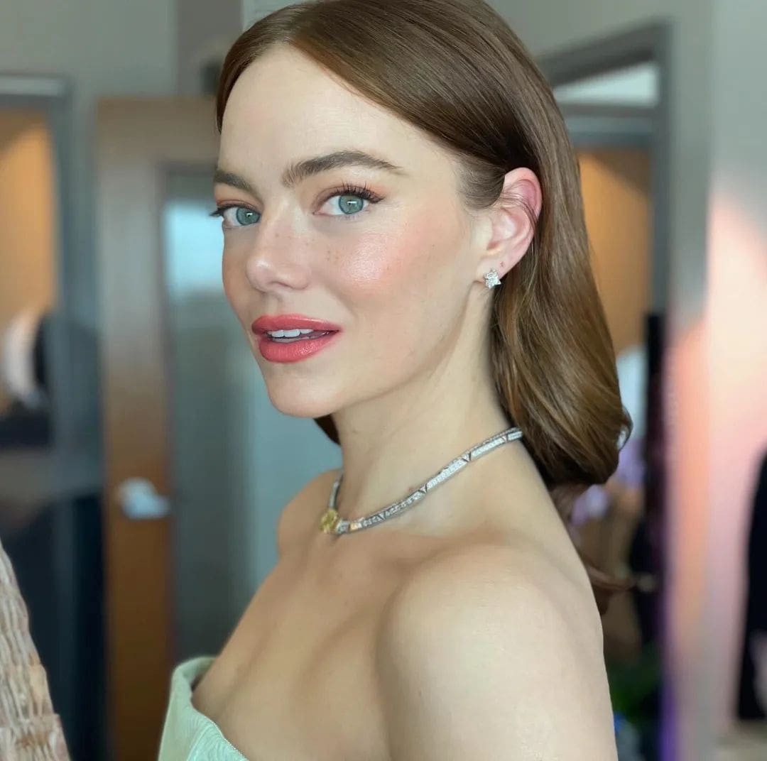 Emma Stone in Louis Vuitton at Oscars 2024 Runway Magazine 01