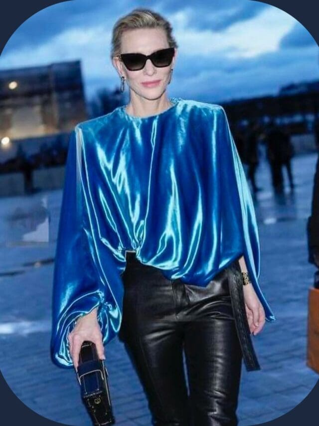 Cate Blanchett à l'automne Louis Vuitton 2024- 25