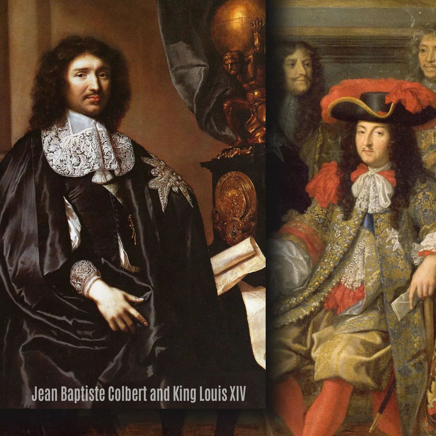 Jean Baptiste Colbert and King Louis XIV
