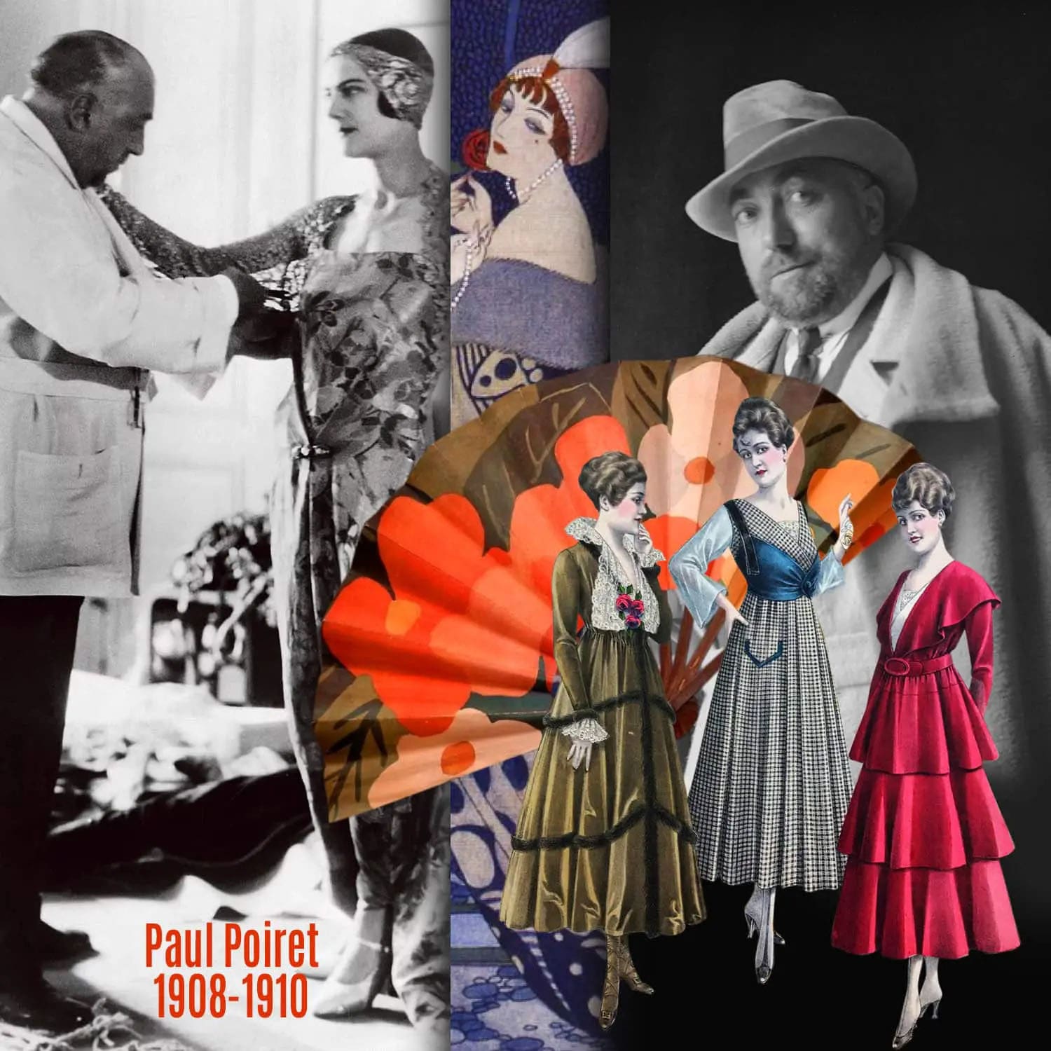 Paul Poiret 1908 1910 inventions