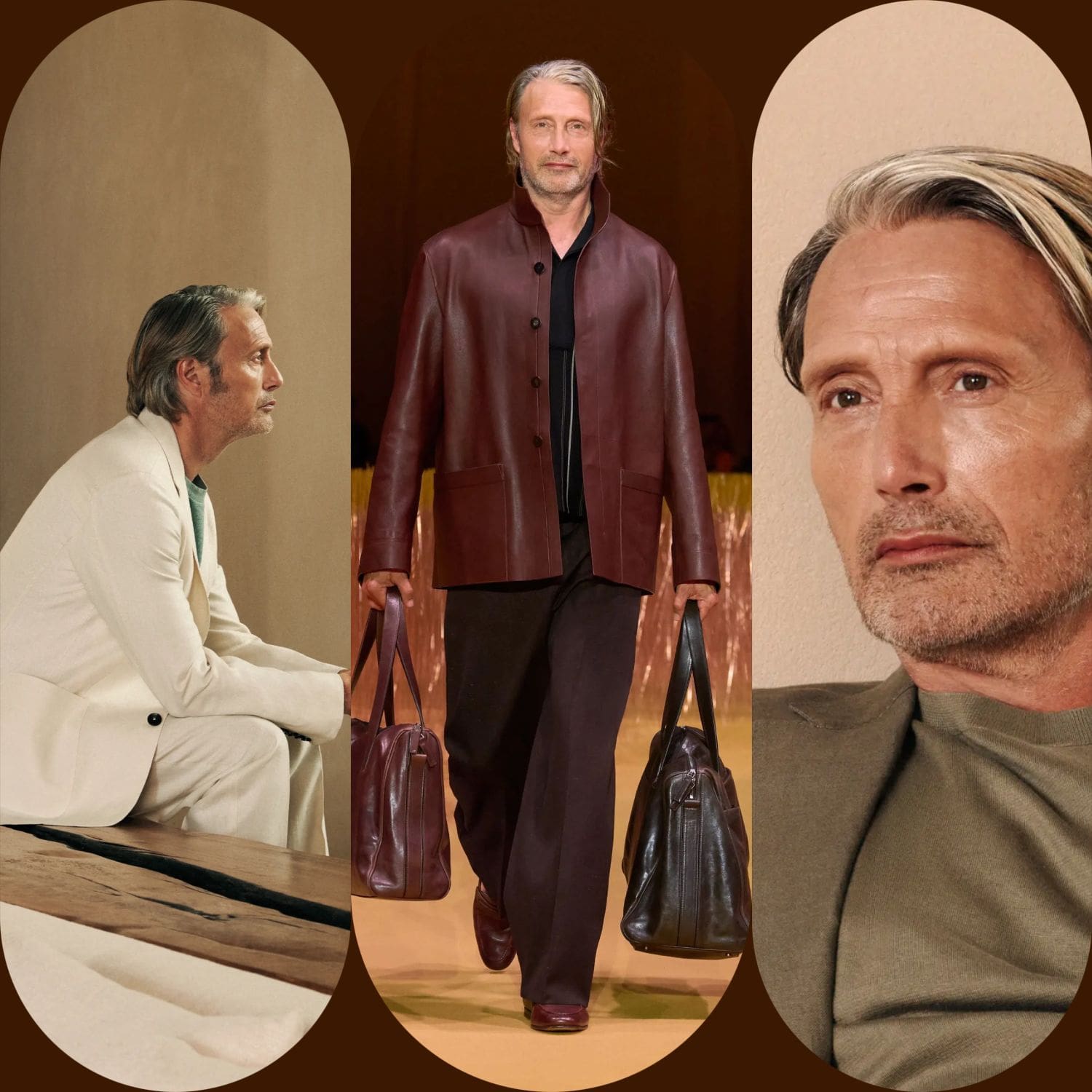 1 Mads Mikkelsen pour Zegna Printemps Été 2025 Runway Magazine