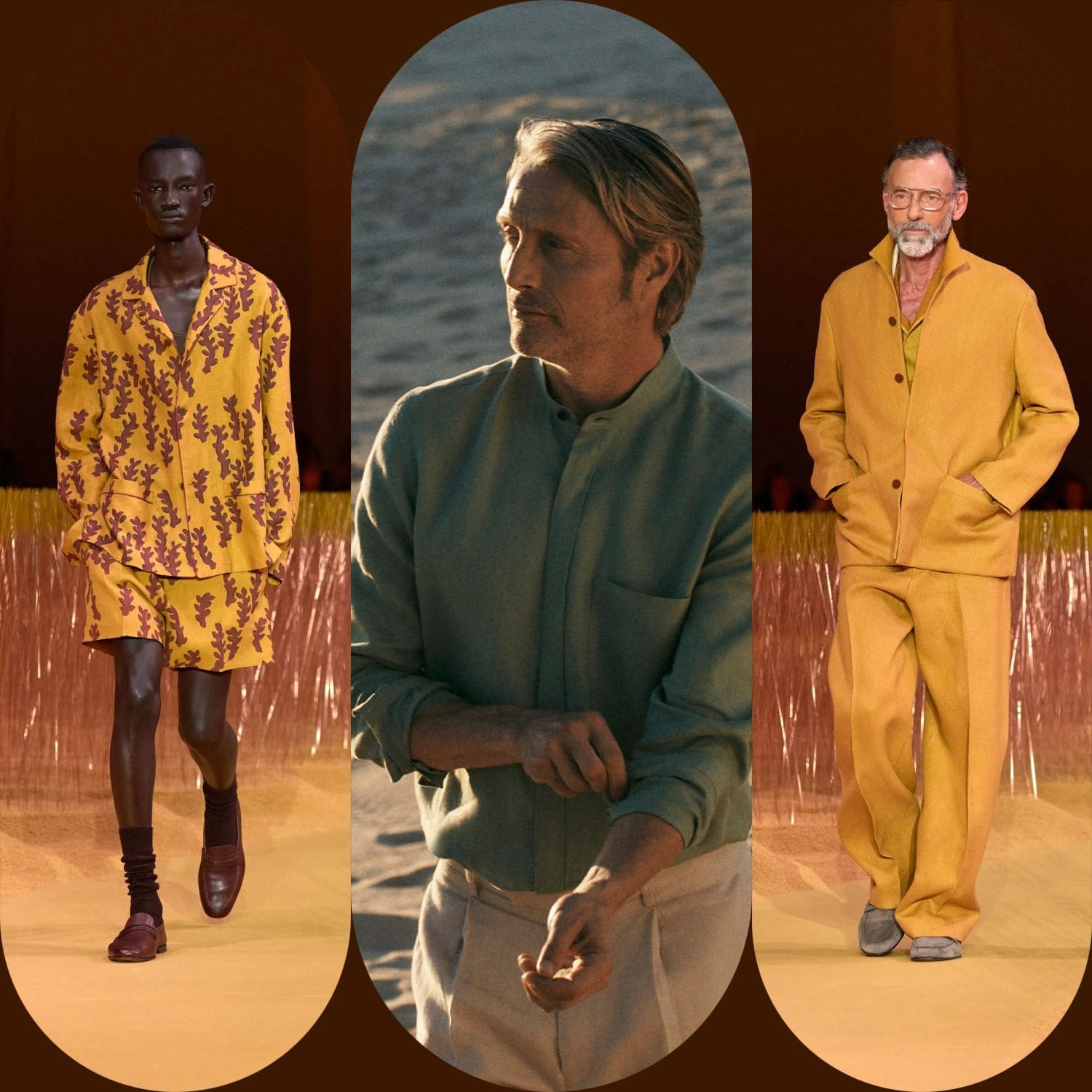 2 Mads Mikkelsen pour Zegna Printemps Été 2025 Runway Magazine