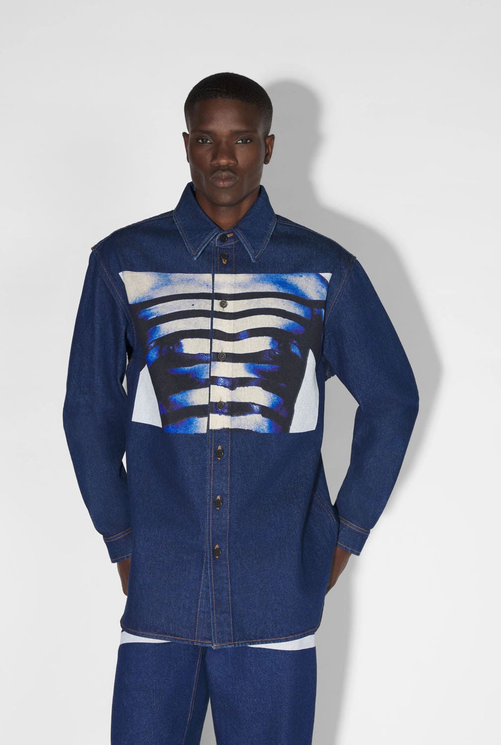 Jean Paul Gaultier Fashion Fiction Denim Haute Jeanerie RTW 2024 2025 01