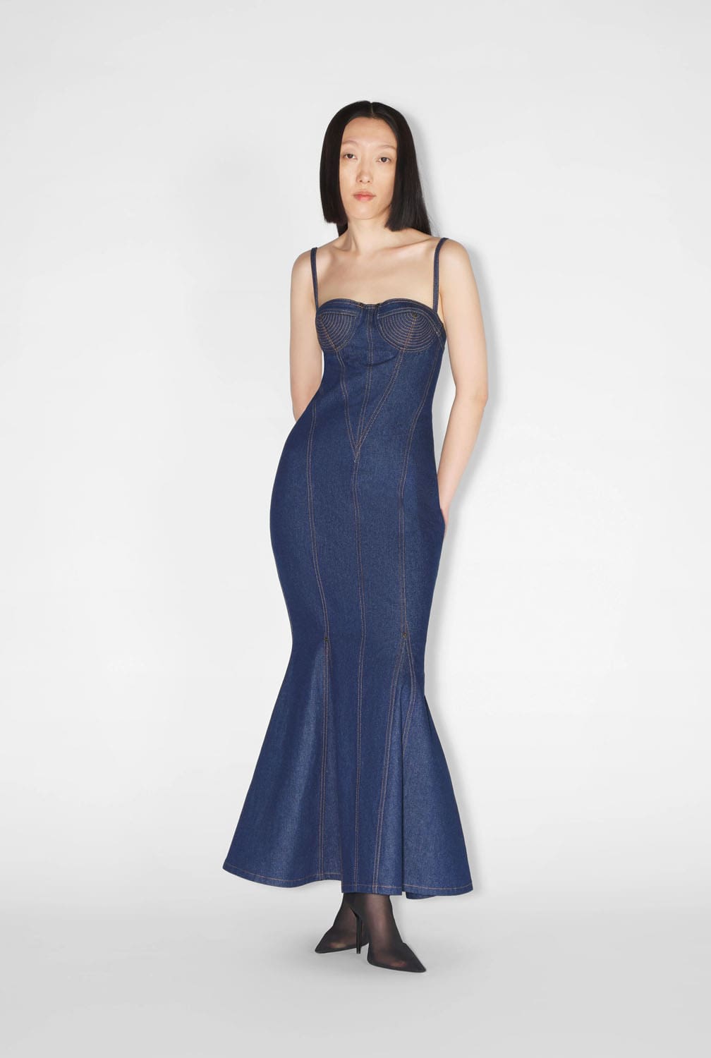 Jean Paul Gaultier Fashion Fiction Denim Haute Jeanerie RTW 2024 2025 11