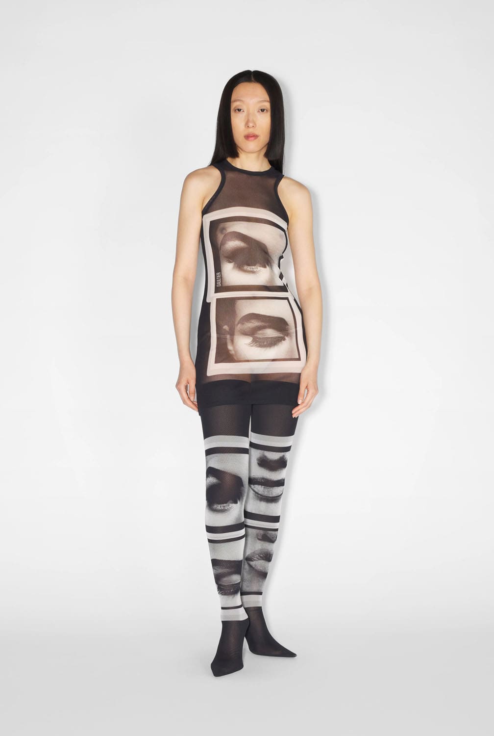 Jean Paul Gaultier Fashion Fiction Occhi e Labbra RTW 2024 2025 03