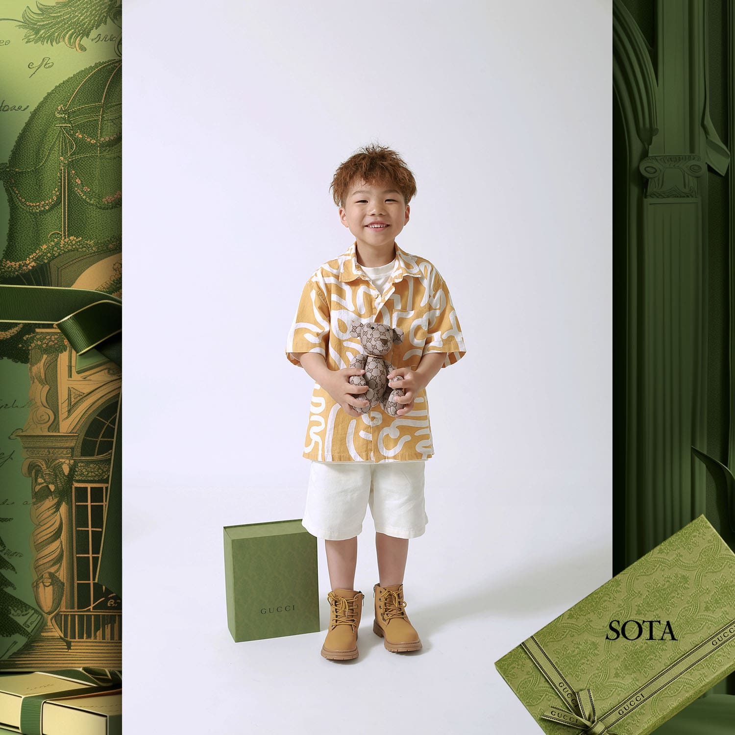 042 Tokei Infantil Runway Revista World Kids Audition 2024 Gucci