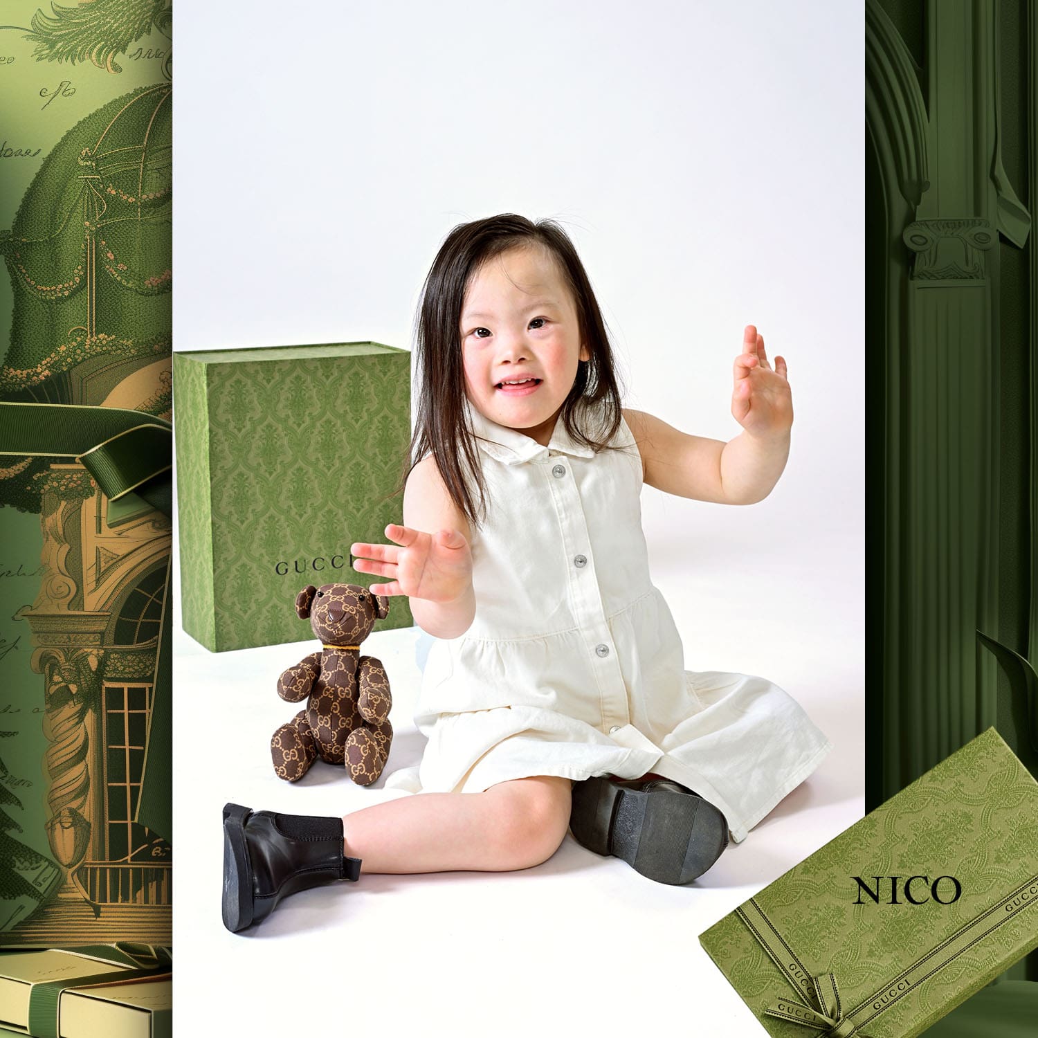 054 Tokei Infantil Runway Revista World Kids Audition 2024 Gucci