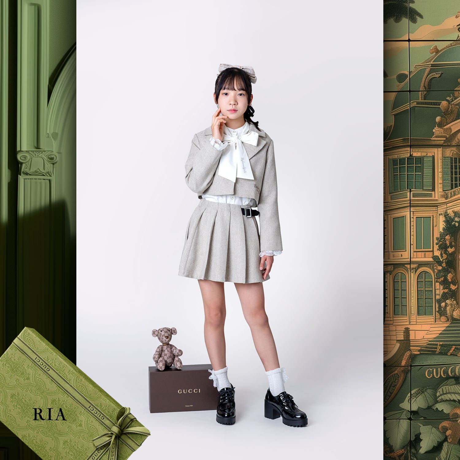 138 儿童时计 Runway 杂志世界儿童试镜 2024 Gucci