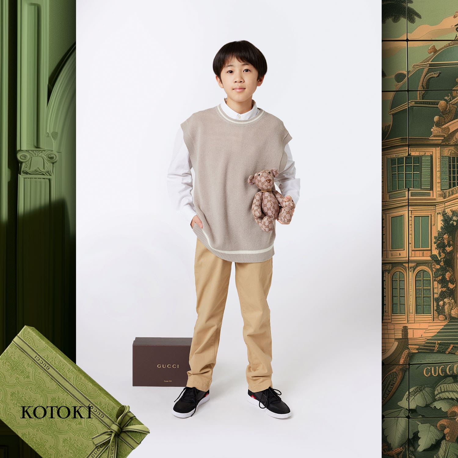157 儿童时计 Runway 杂志世界儿童试镜 2024 Gucci