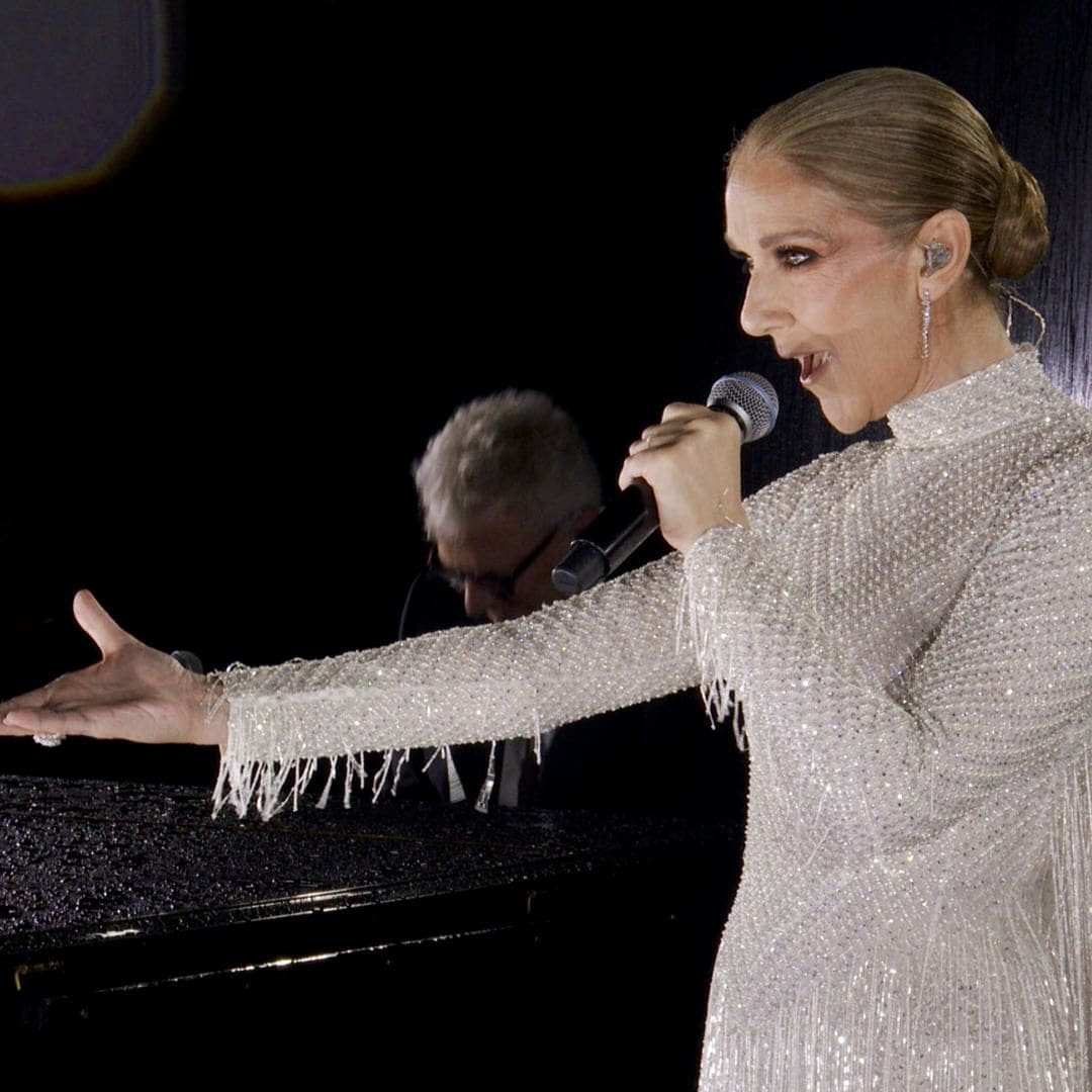 3 Celine Dion performing at Opening ceremony Olympic Games Paris 2024