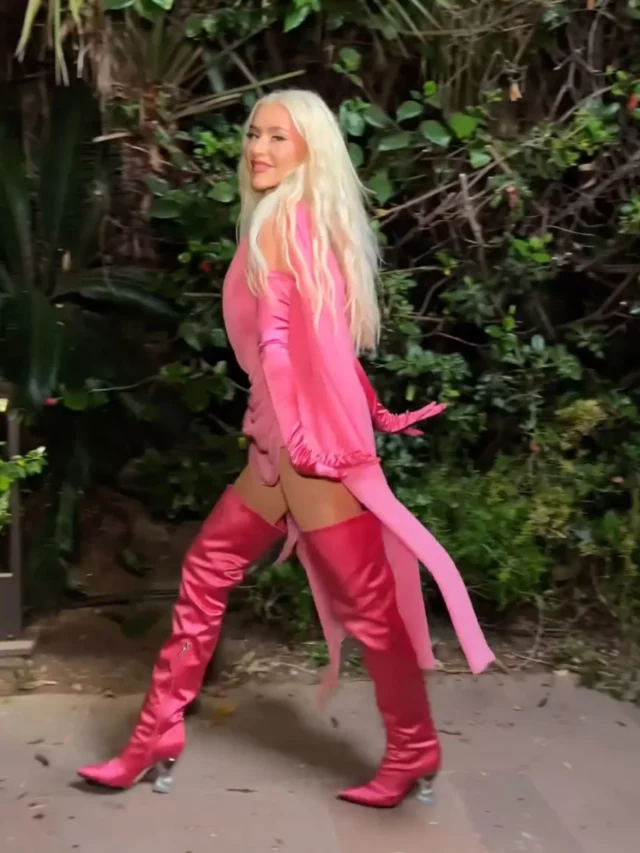 Christina Aguilera ouvre Dolce Gabbana Alta Moda en Sardaigne