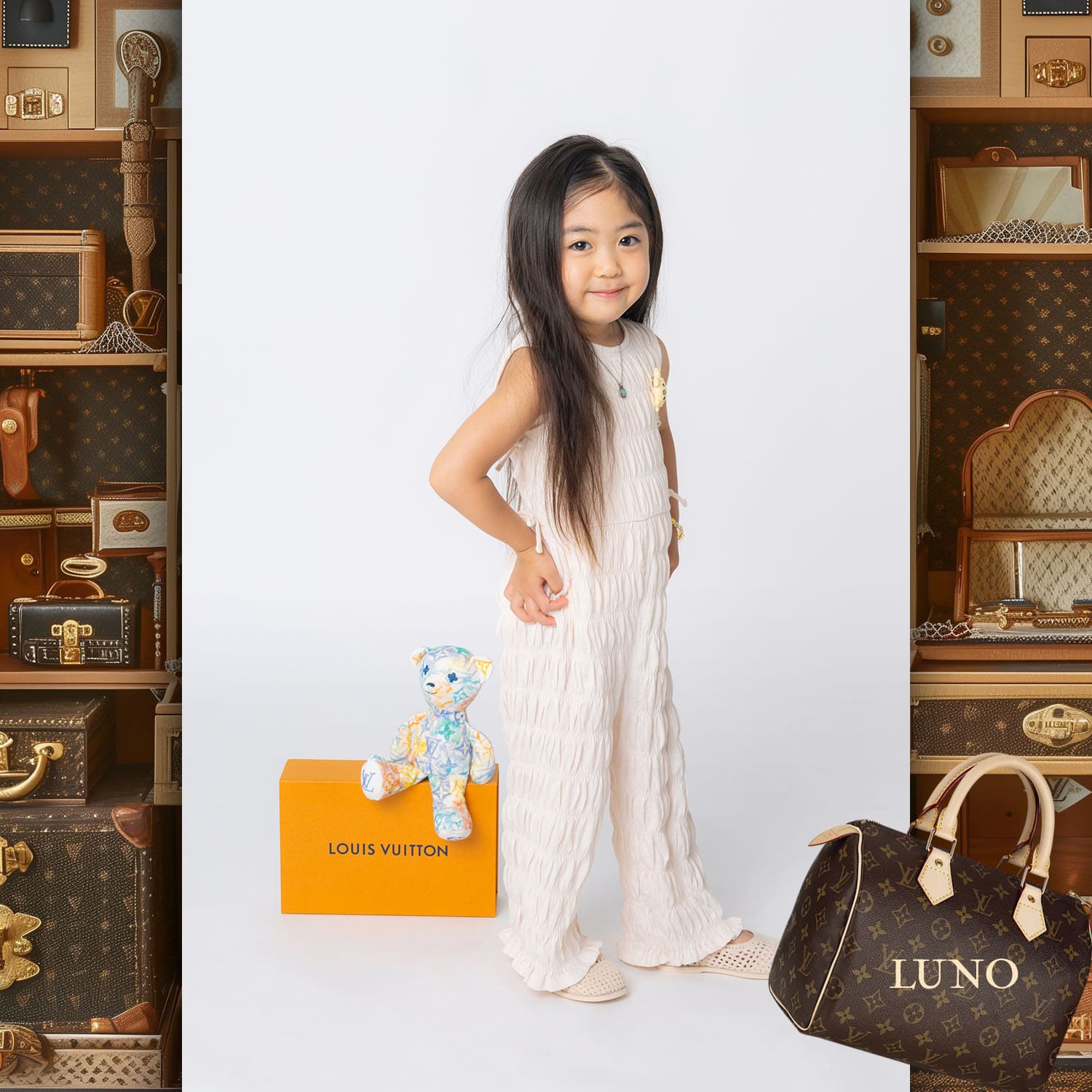 002 Kids Tokei on Runway Magazine World Kids Audition 2024 Louis Vuitton