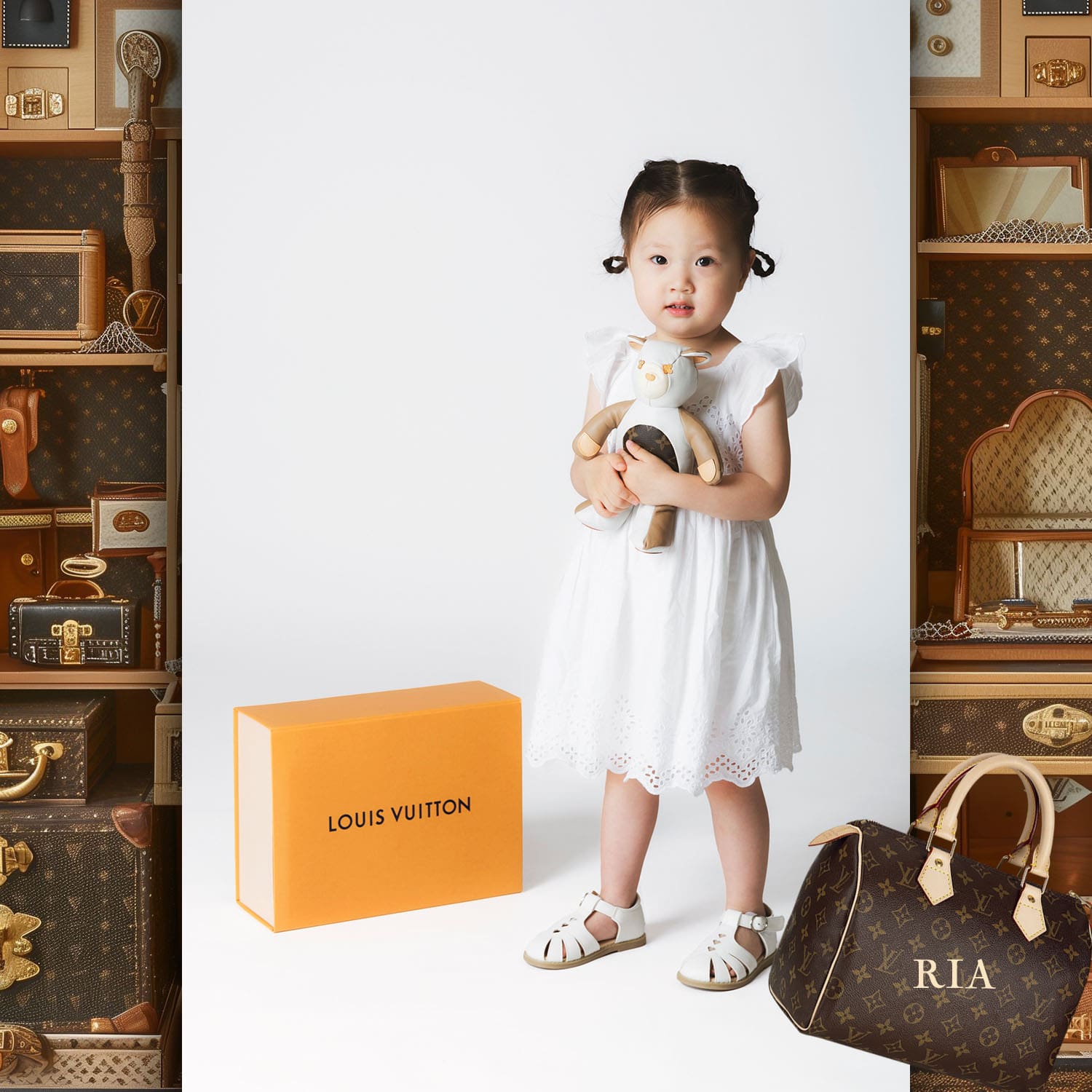 003 Kids Tokei on Runway Magazine World Kids Audition 2024 Louis Vuitton