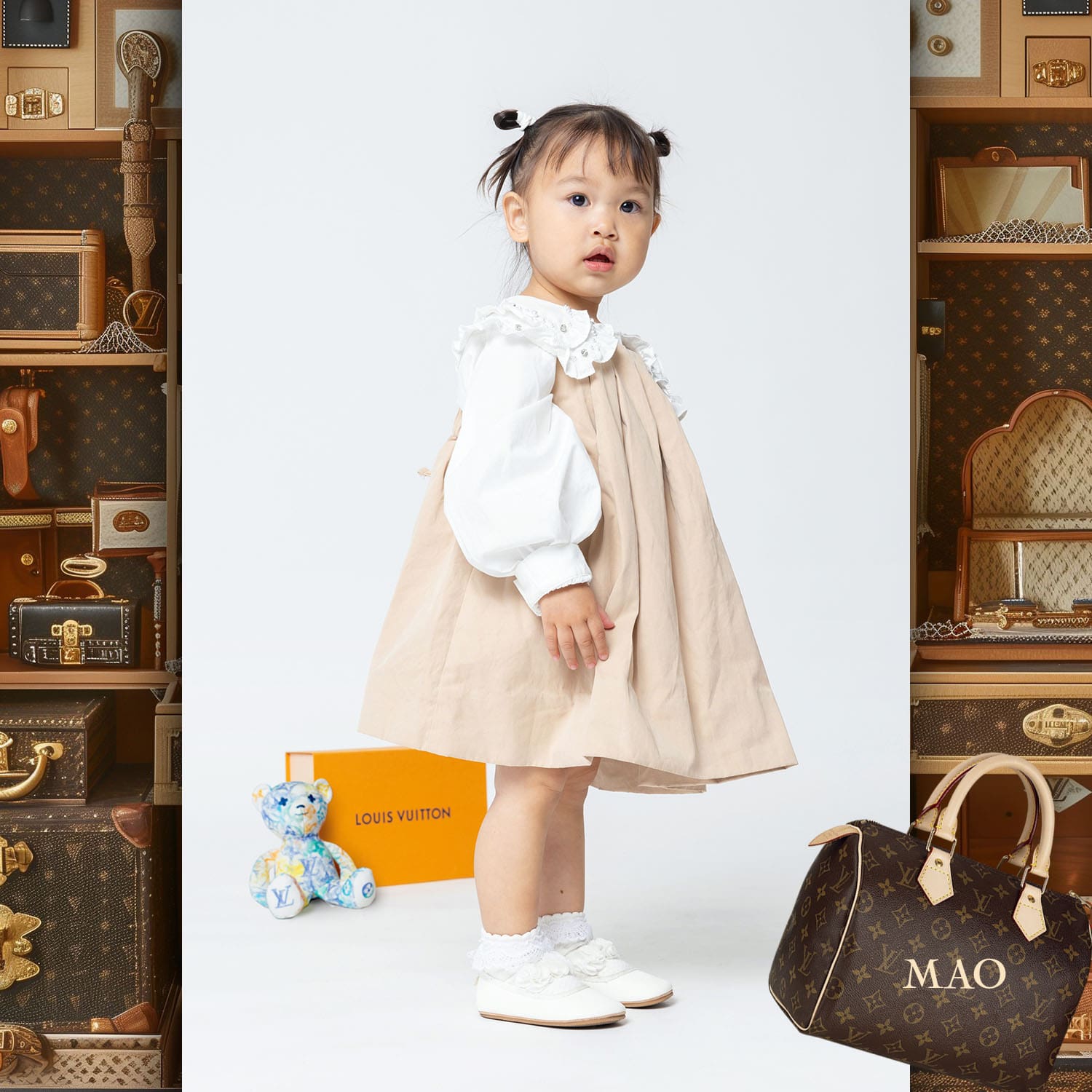 004 Kids Tokei on Runway Magazine World Kids Audition 2024 Louis Vuitton