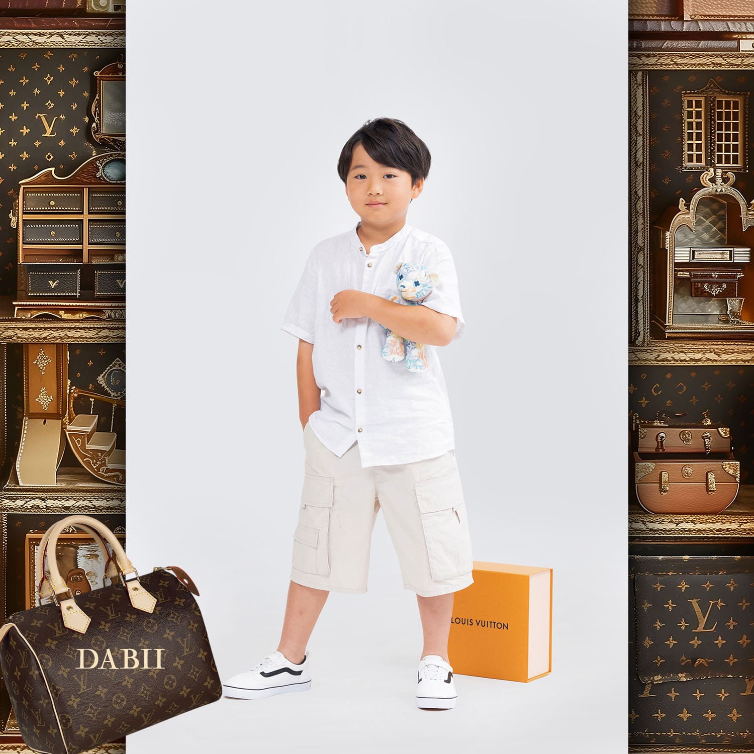 008 Kids Tokei on Runway Magazine World Kids Audition 2024 Louis Vuitton
