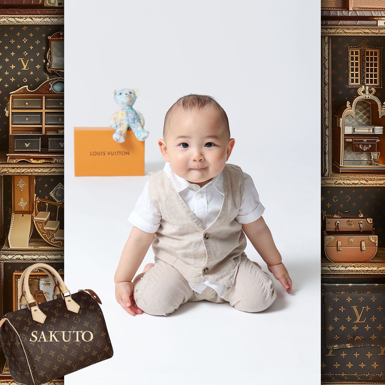 031 Kids Tokei on Runway Magazine World Kids Audition 2024 Louis Vuitton