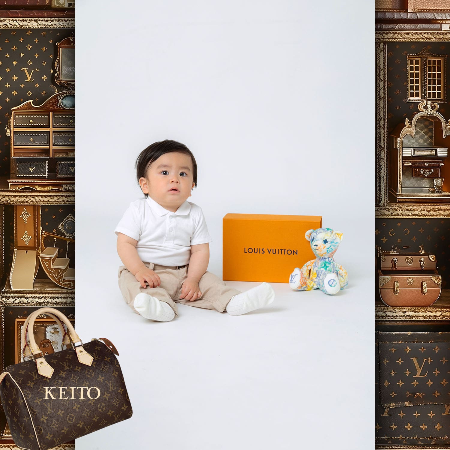 034 Kids Tokei on Runway Magazine World Kids Audition 2024 Louis Vuitton