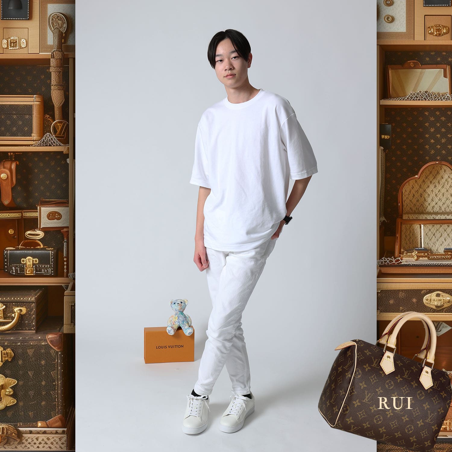 043 Kids Tokei on Runway Magazine World Kids Audition 2024 Louis Vuitton