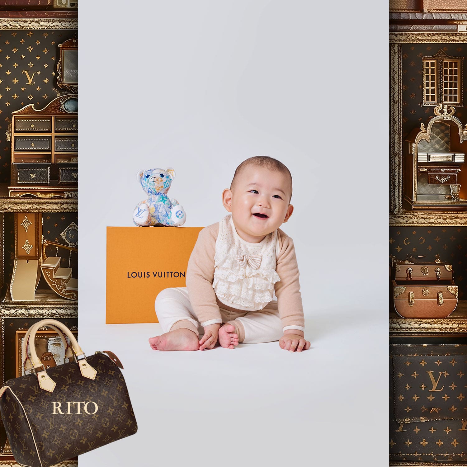 045 Kids Tokei on Runway Magazine World Kids Audition 2024 Louis Vuitton