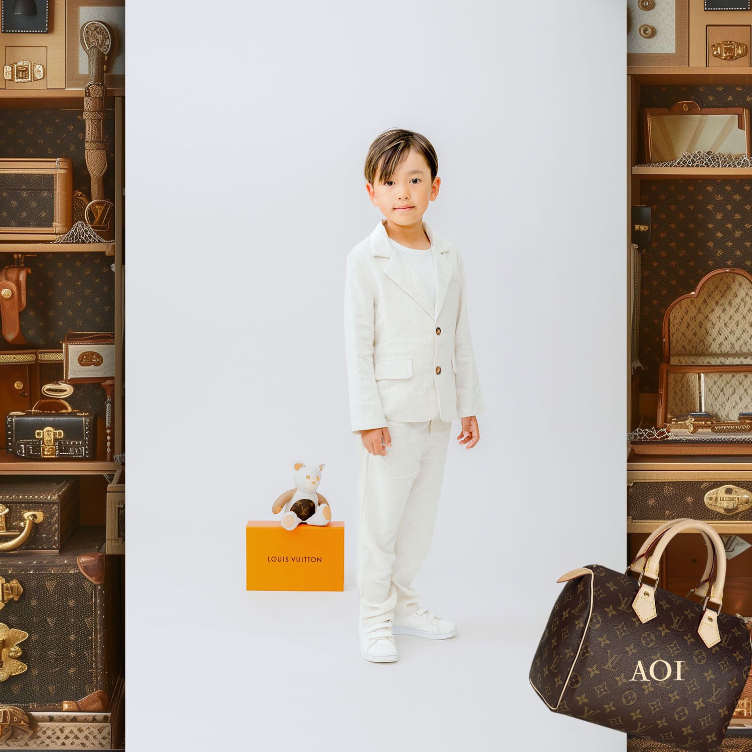 046 Kids Tokei on Runway Magazine World Kids Audition 2024 Louis Vuitton