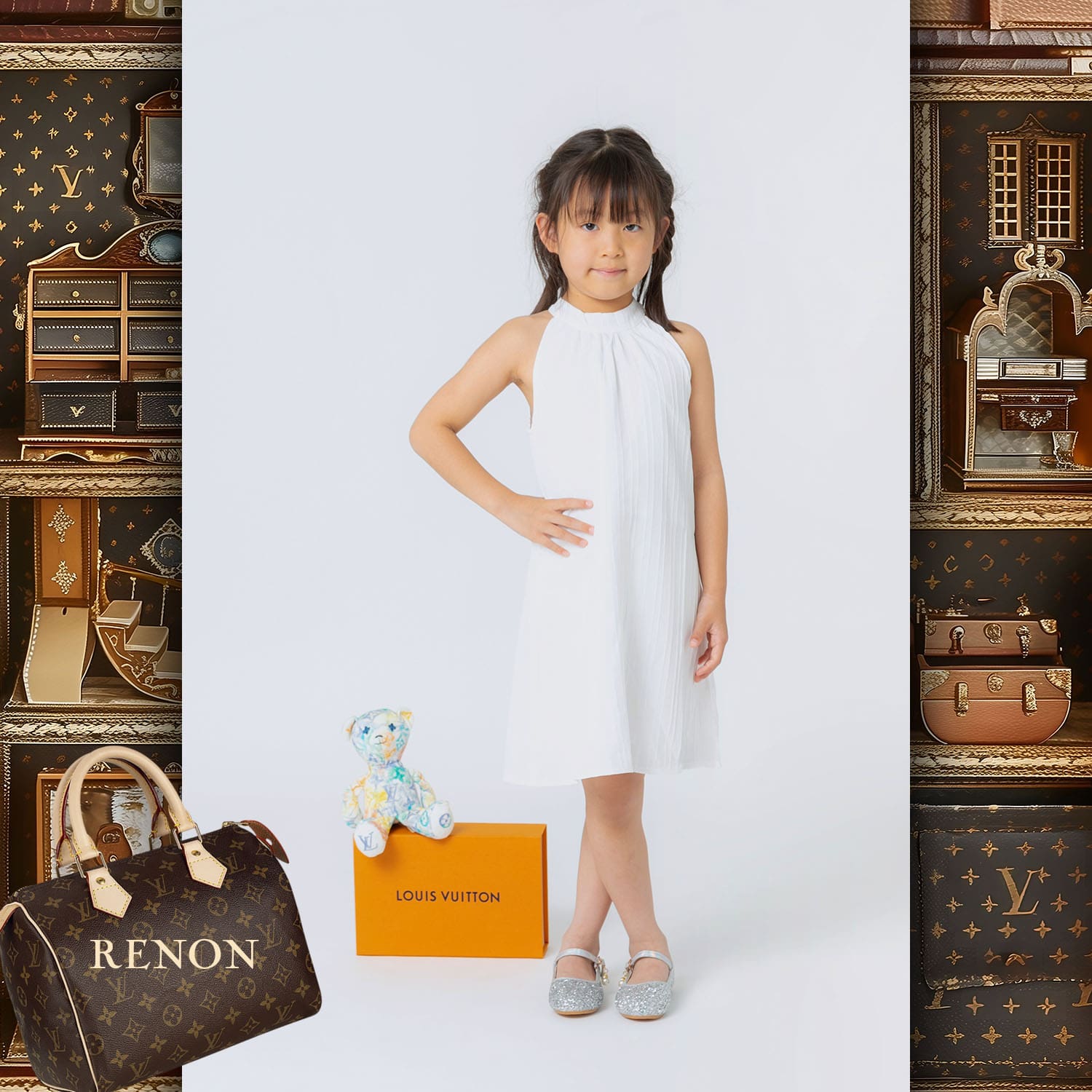047 Kids Tokei on Runway Magazine World Kids Audition 2024 Louis Vuitton