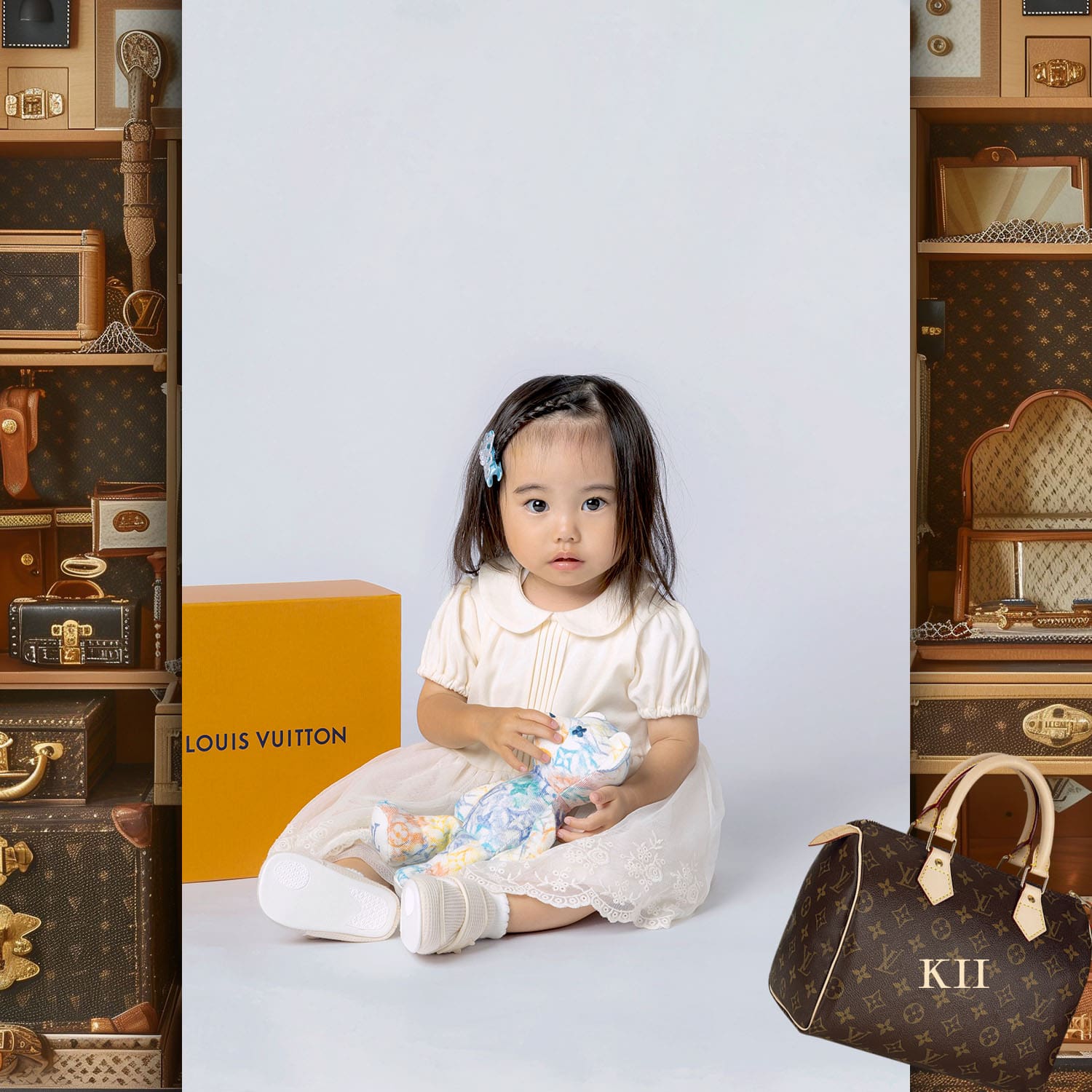 048 Kids Tokei on Runway Magazine World Kids Audition 2024 Louis Vuitton