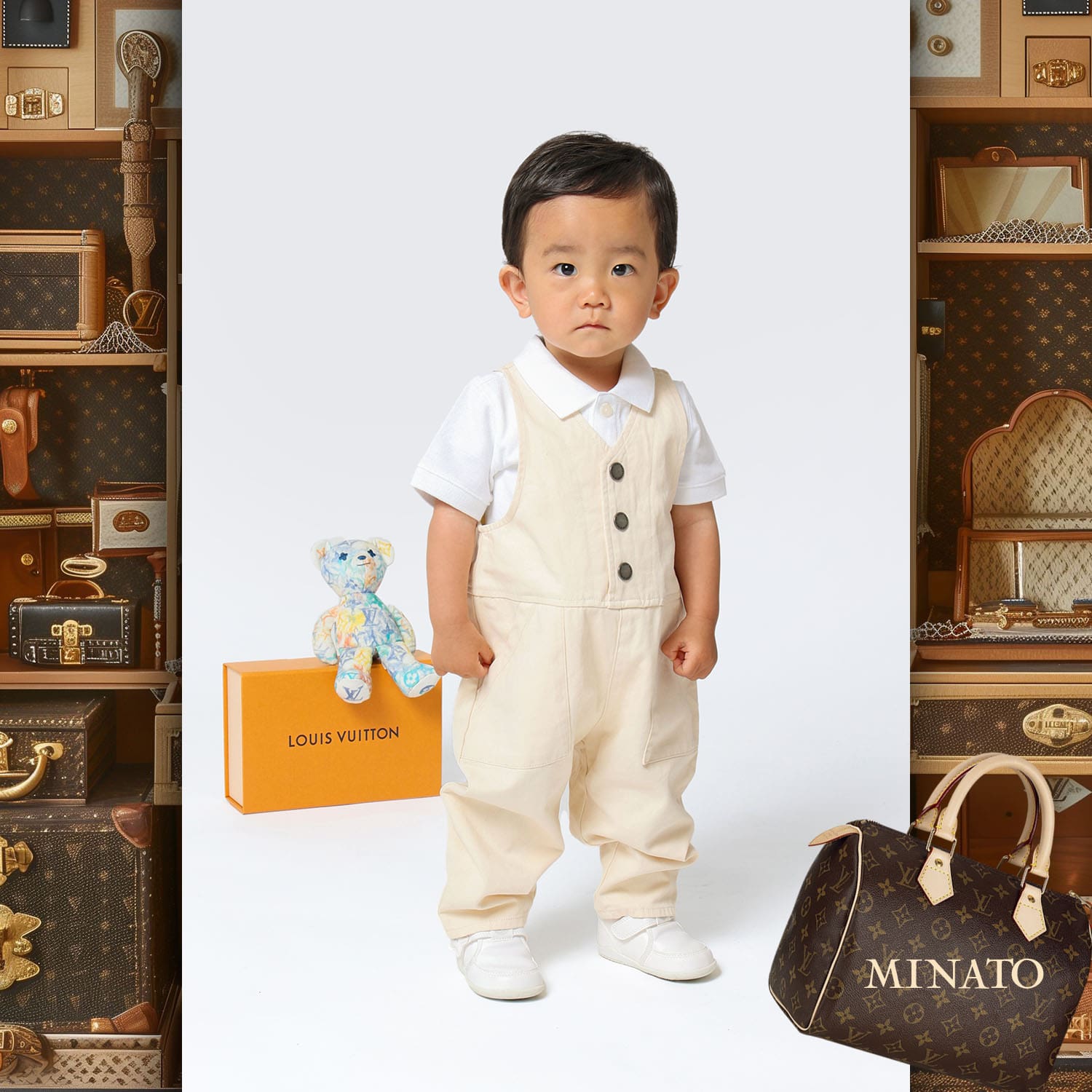 050 Kids Tokei on Runway Magazine World Kids Audition 2024 Louis Vuitton