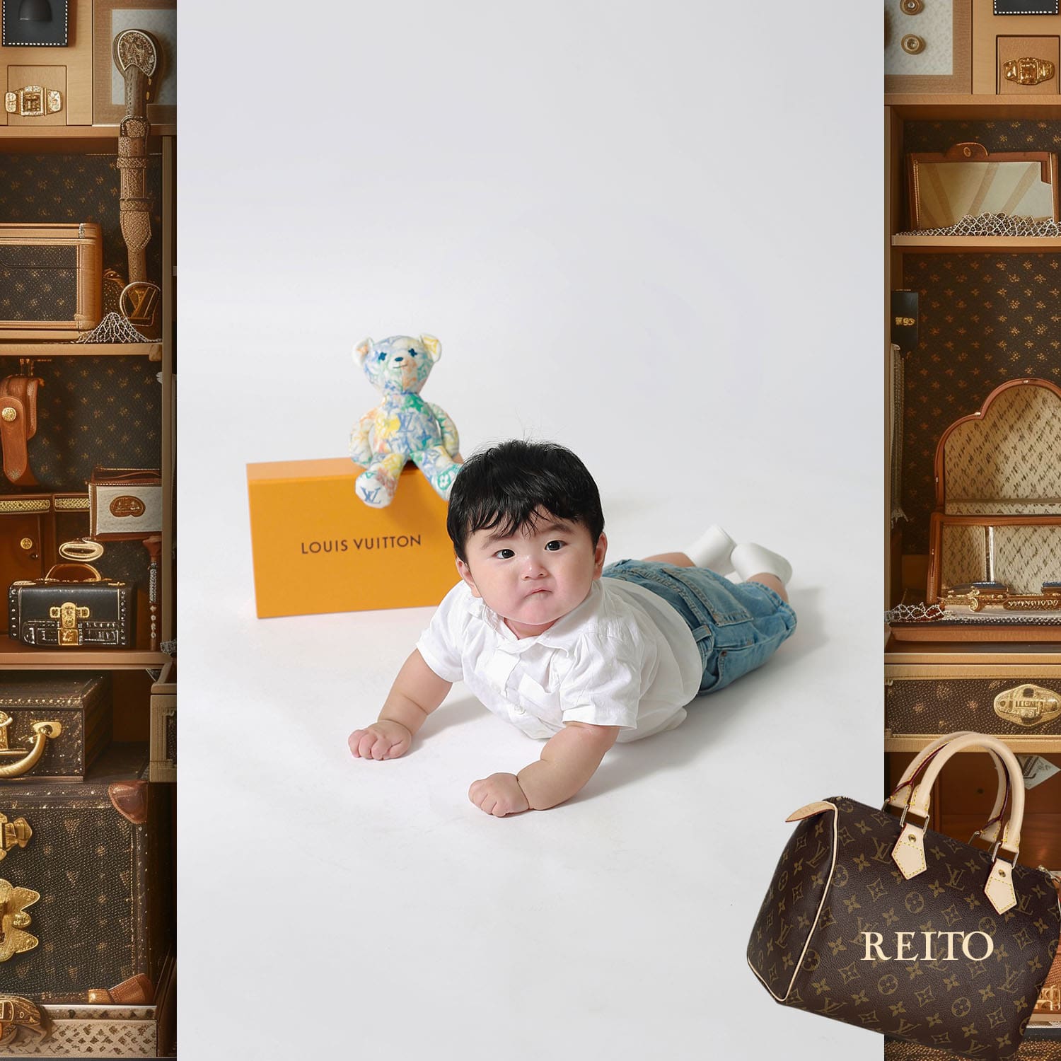 053 Kids Tokei on Runway Magazine World Kids Audition 2024 Louis Vuitton