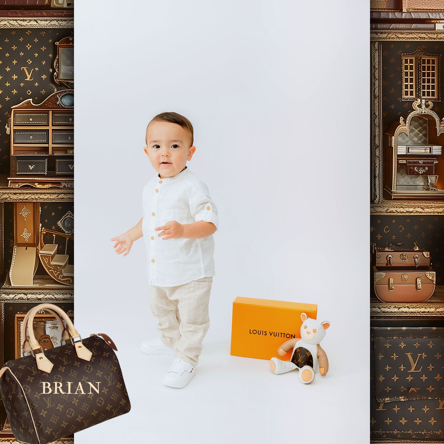 054 Kids Tokei on Runway Magazine World Kids Audition 2024 Louis Vuitton