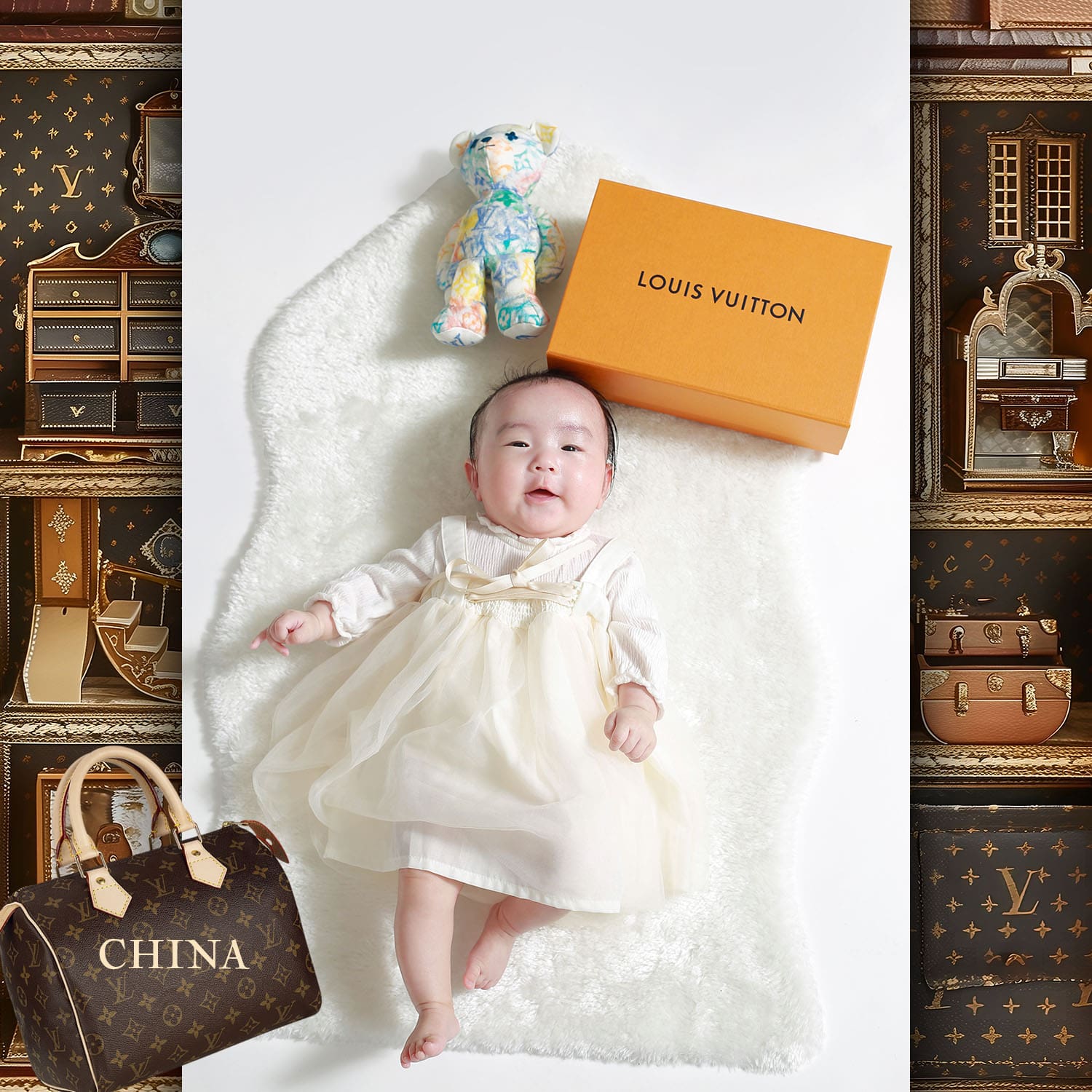 056 Kids Tokei on Runway Magazine World Kids Audition 2024 Louis Vuitton